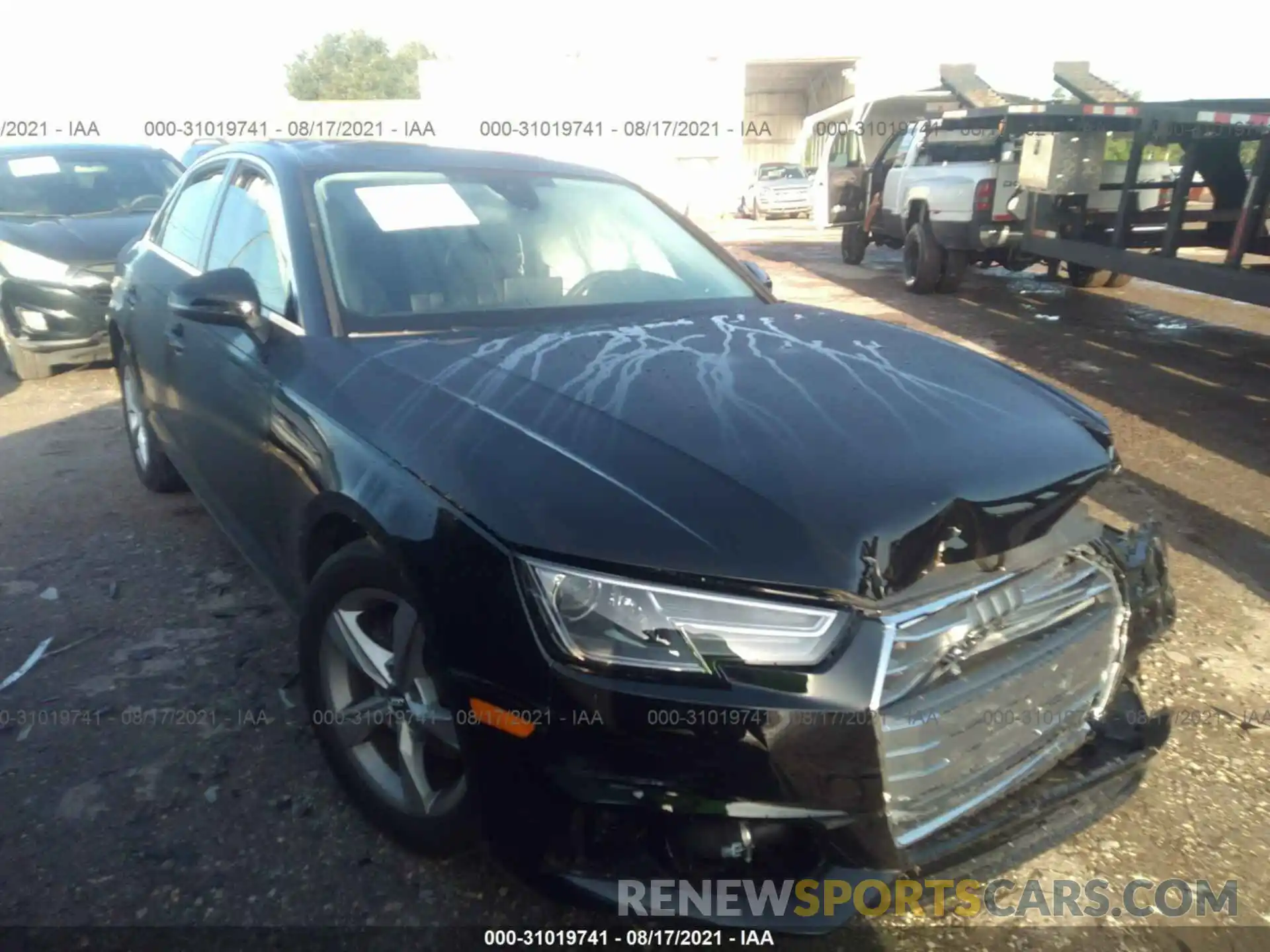 1 Photograph of a damaged car WAUGMAF48KA049430 AUDI A4 2019