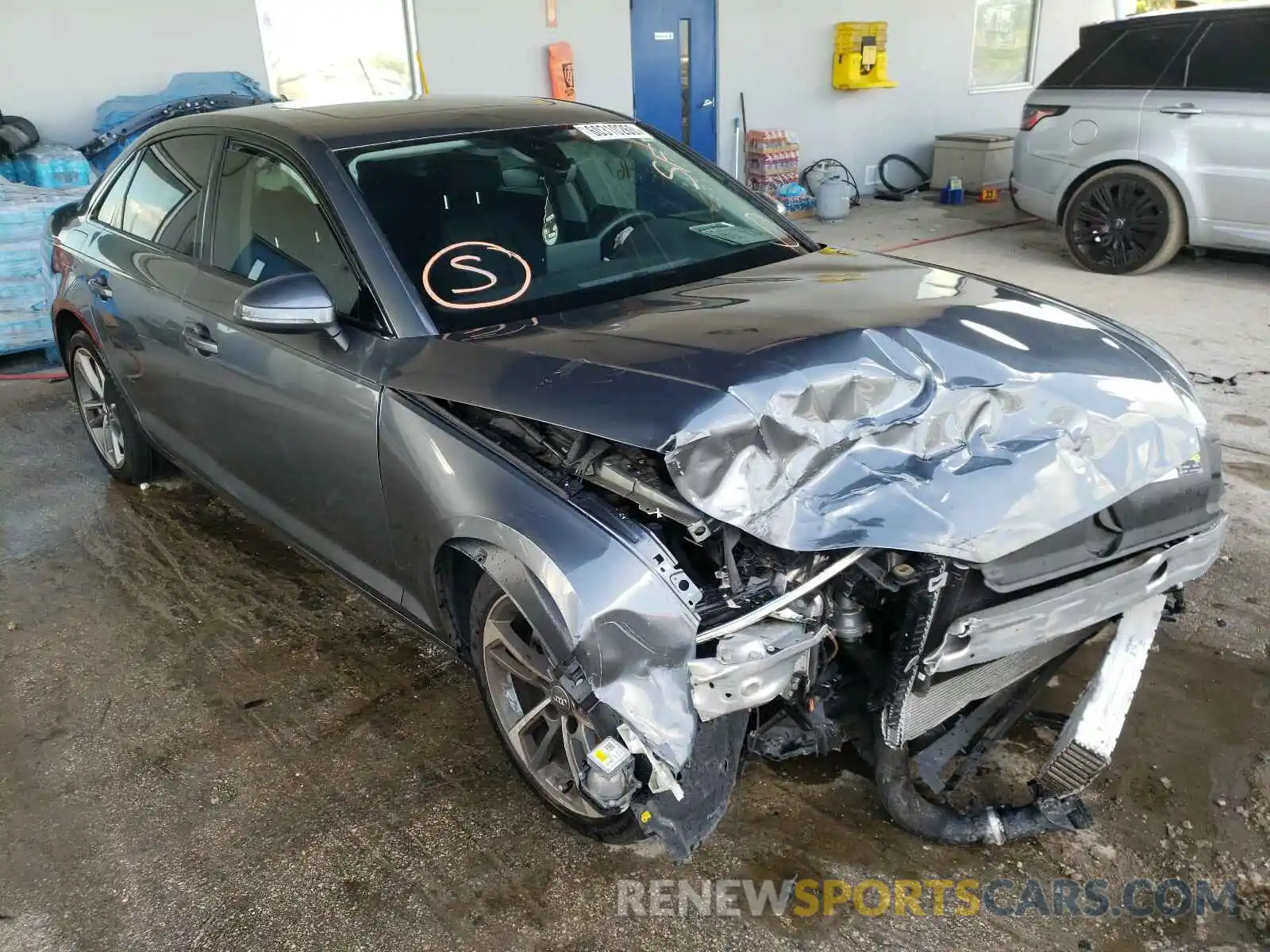 1 Photograph of a damaged car WAUGMAF48KA110047 AUDI A4 2019