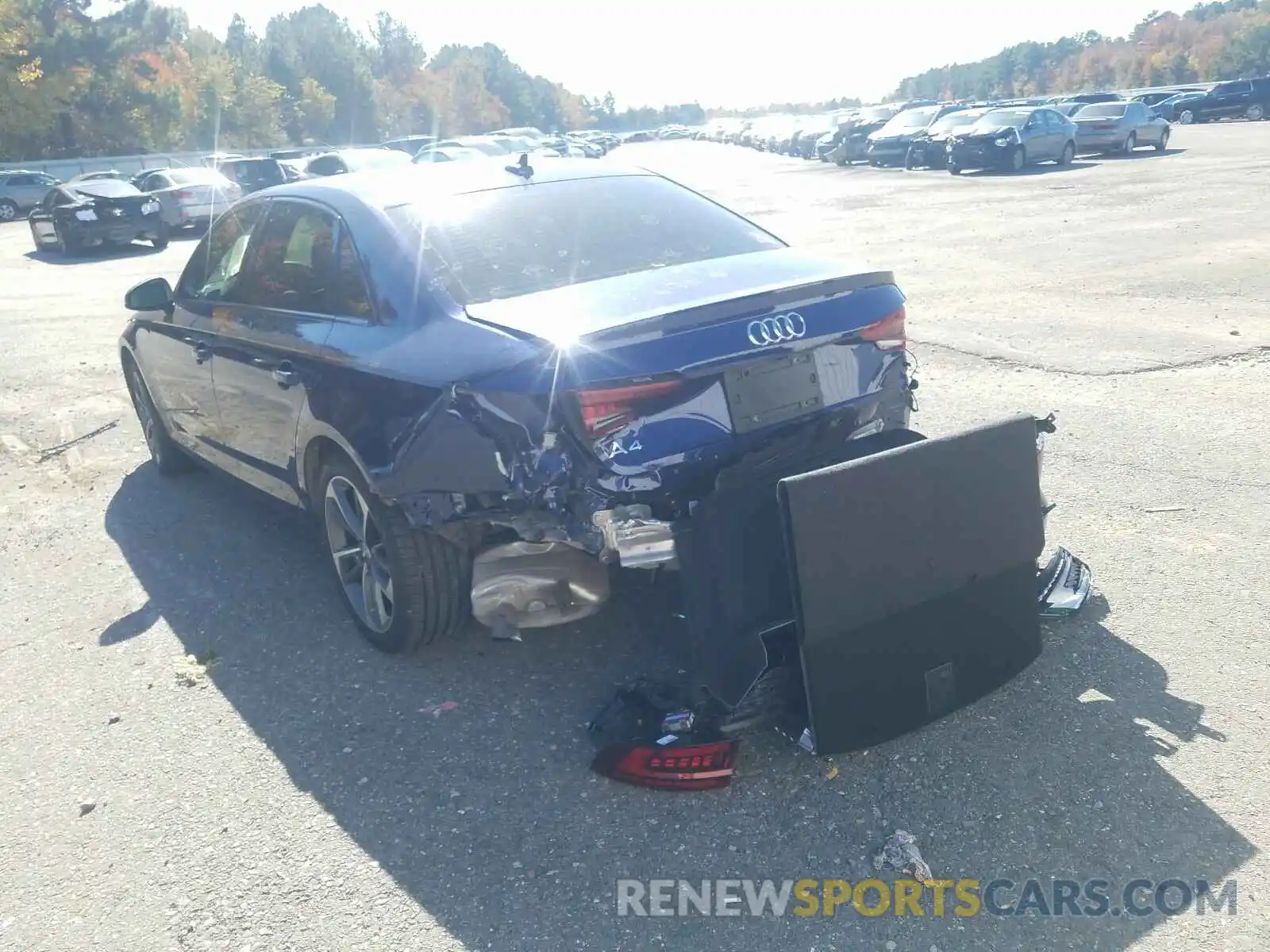 3 Photograph of a damaged car WAUGMAF48KA112431 AUDI A4 2019