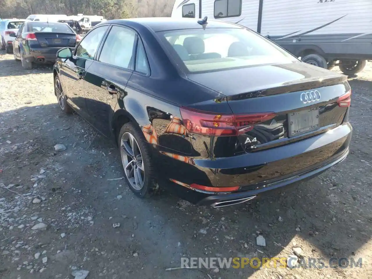 3 Фотография поврежденного автомобиля WAUGMAF48KA118536 AUDI A4 2019