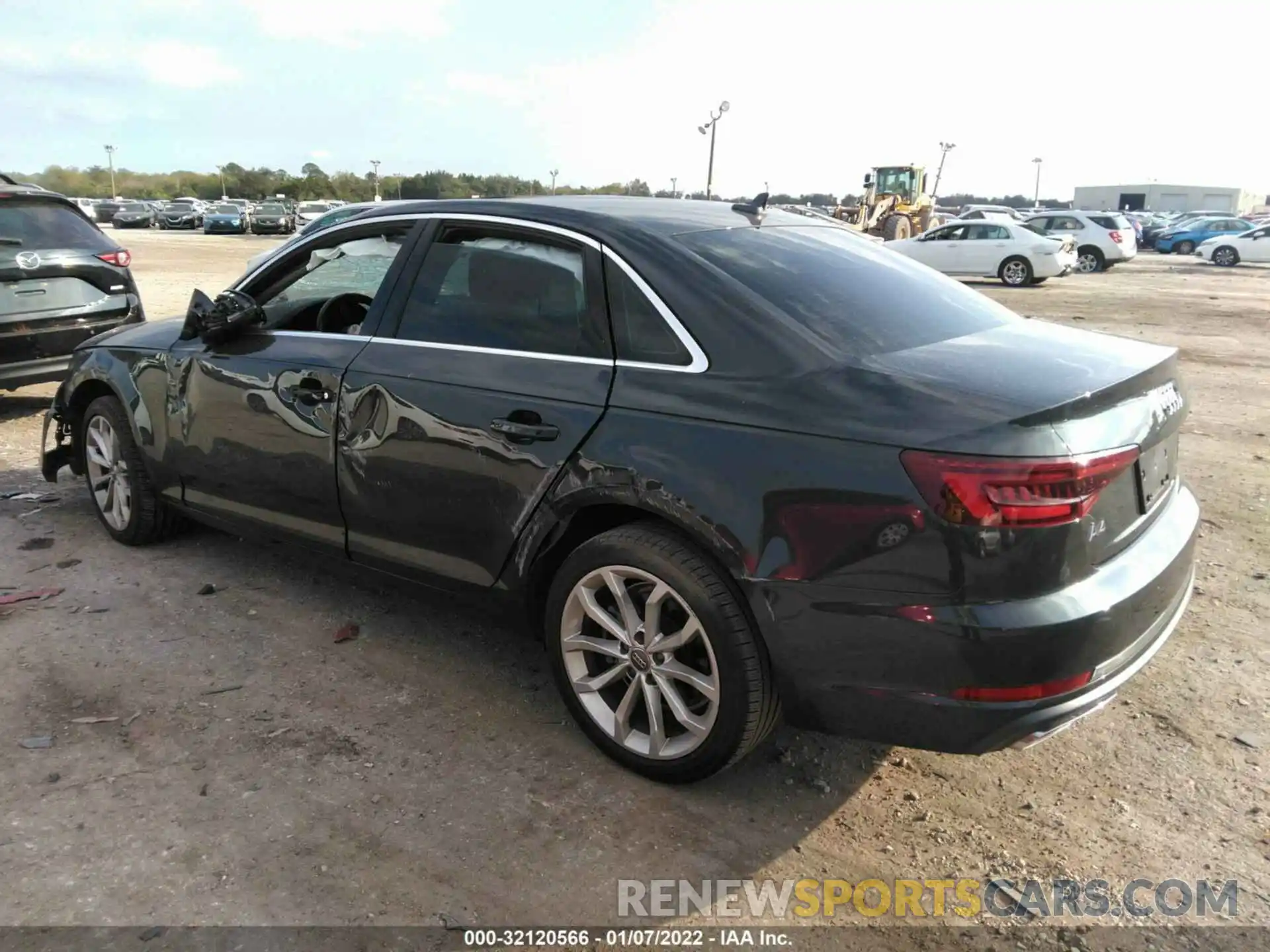 3 Photograph of a damaged car WAUGMAF48KN007882 AUDI A4 2019