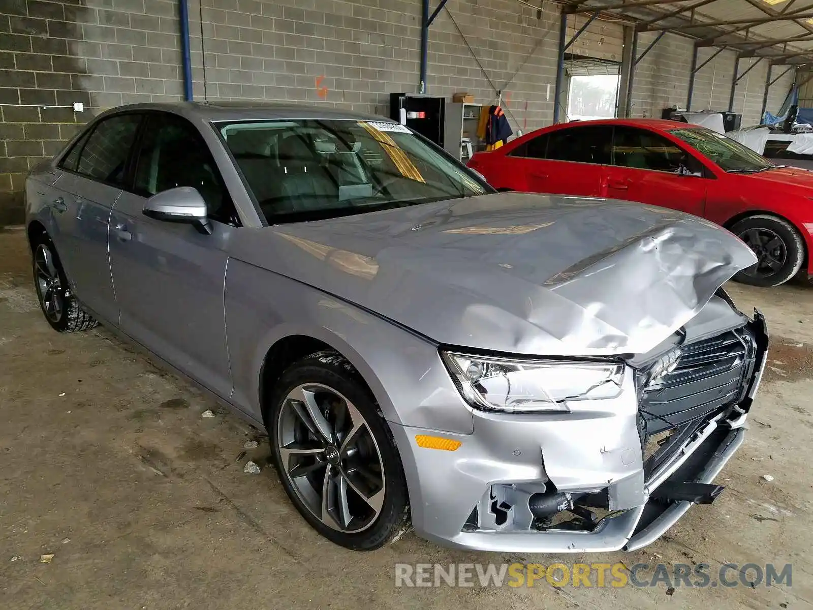 1 Photograph of a damaged car WAUGMAF48KN020325 AUDI A4 2019