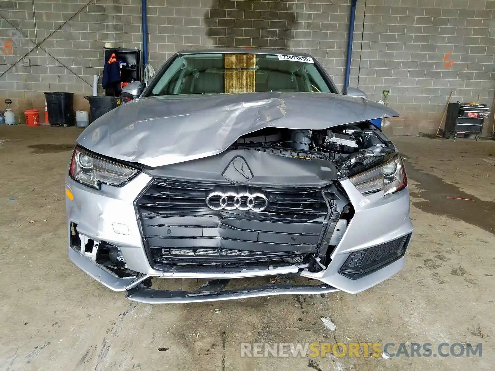 9 Photograph of a damaged car WAUGMAF48KN020325 AUDI A4 2019