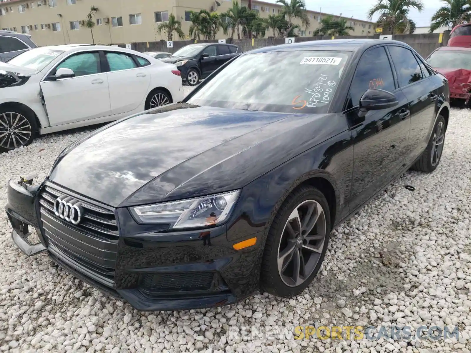 2 Photograph of a damaged car WAUGMAF48KN021040 AUDI A4 2019