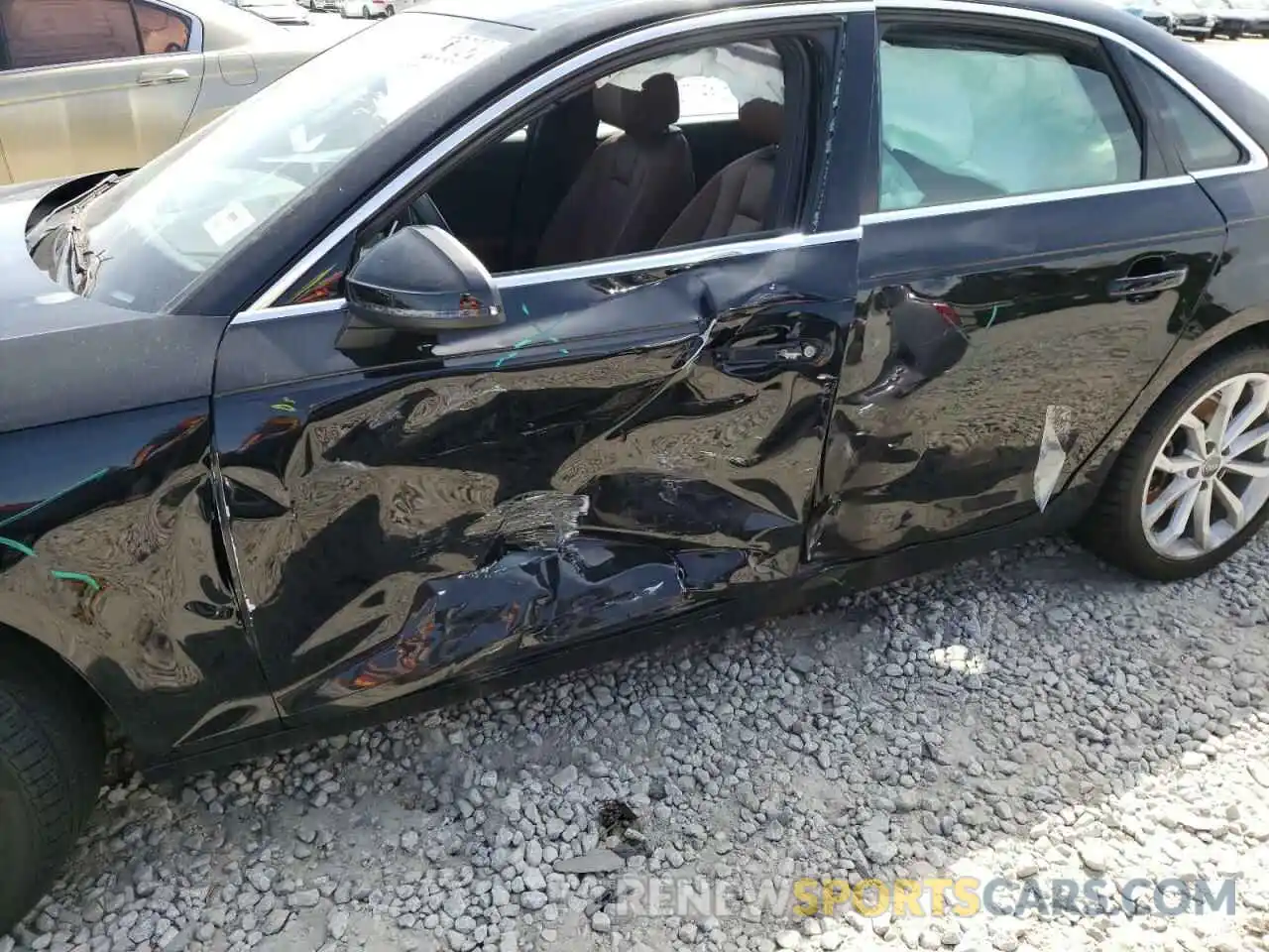 9 Photograph of a damaged car WAUGMAF49KA010717 AUDI A4 2019