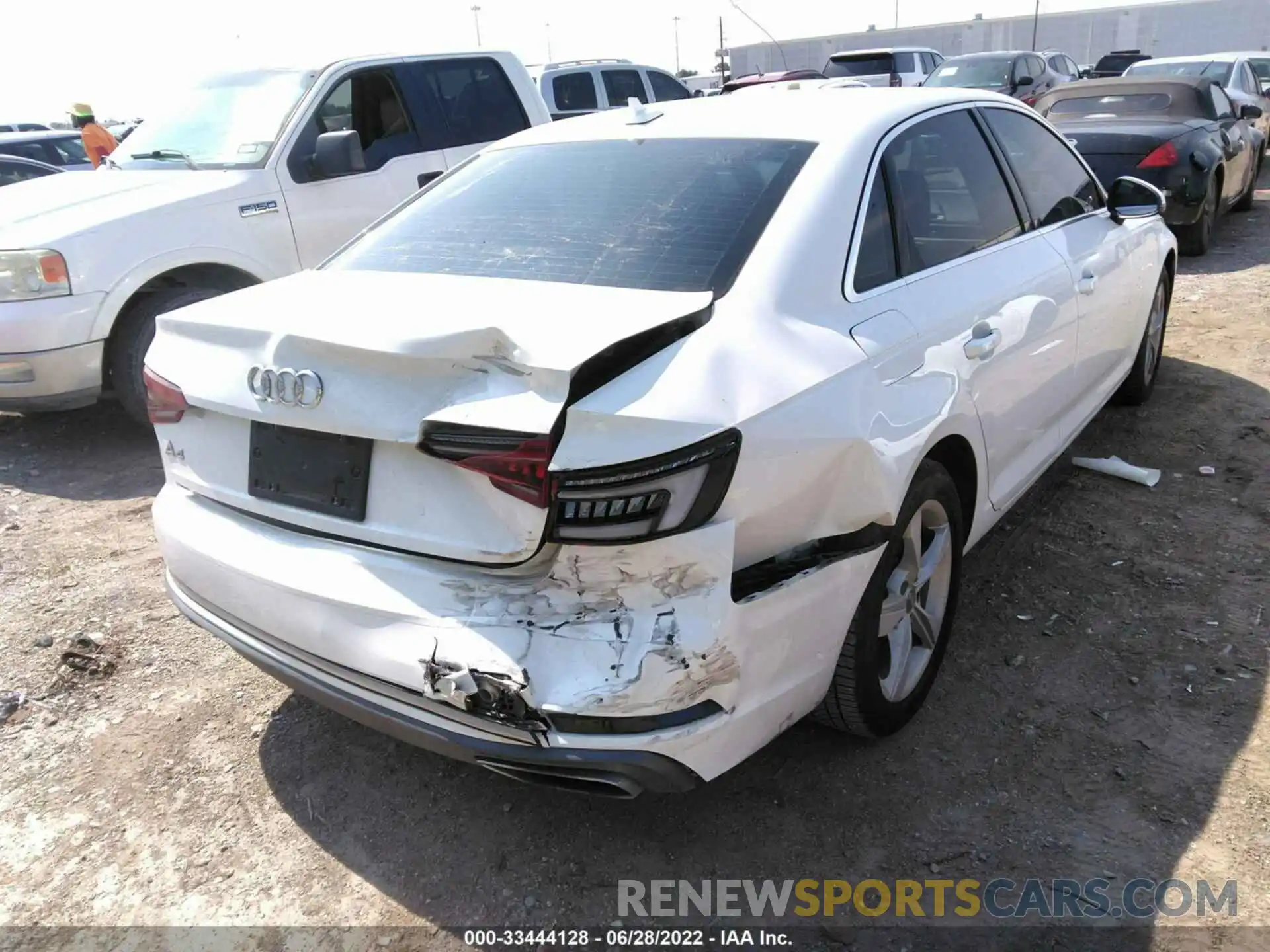 4 Photograph of a damaged car WAUGMAF49KA013410 AUDI A4 2019