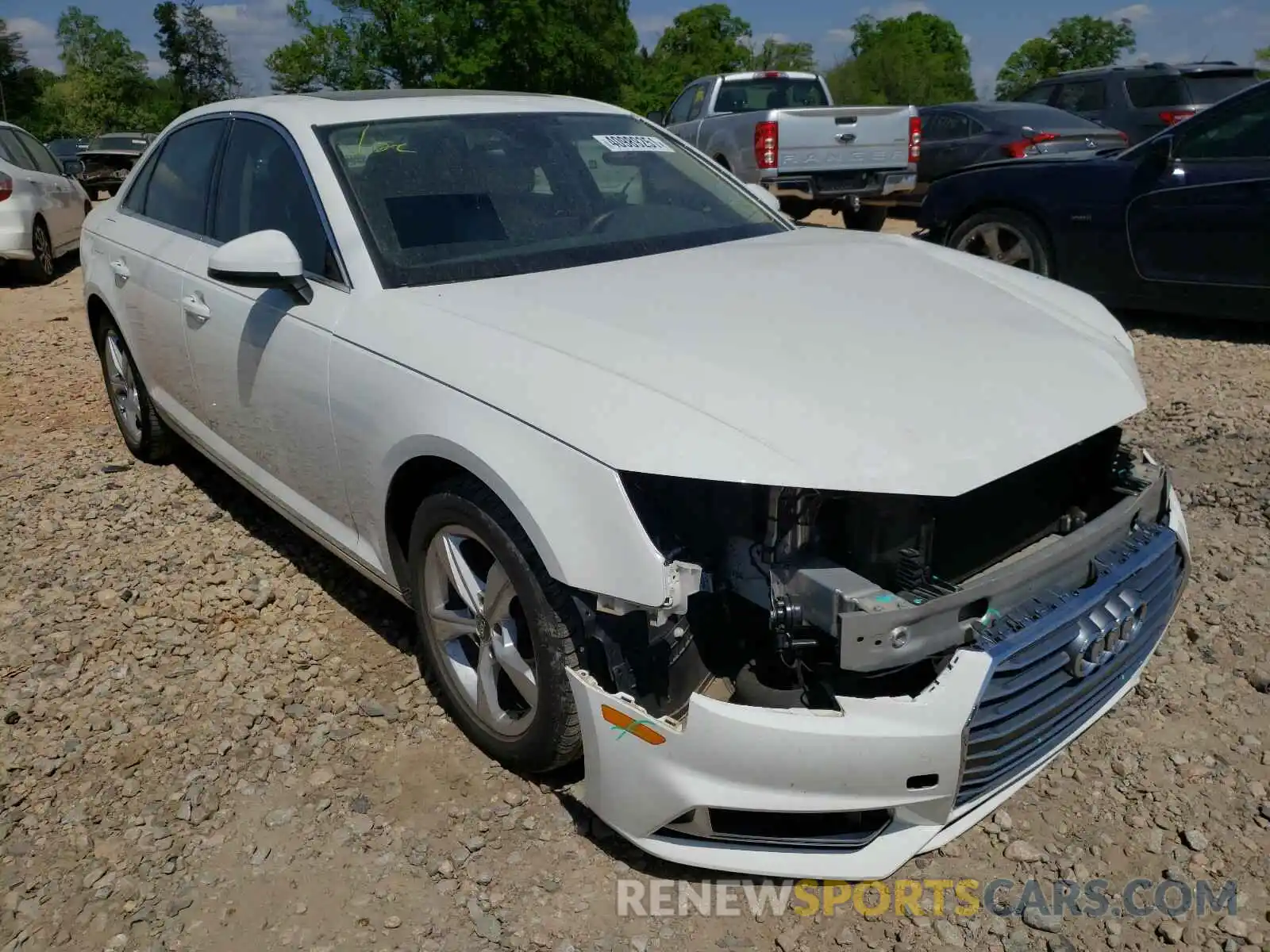 1 Photograph of a damaged car WAUGMAF49KA032524 AUDI A4 2019