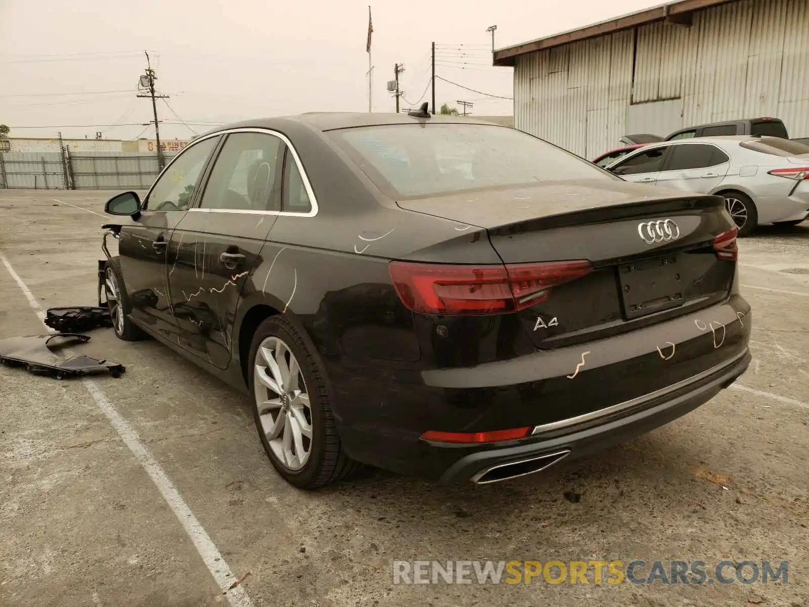 3 Photograph of a damaged car WAUGMAF49KA037495 AUDI A4 2019