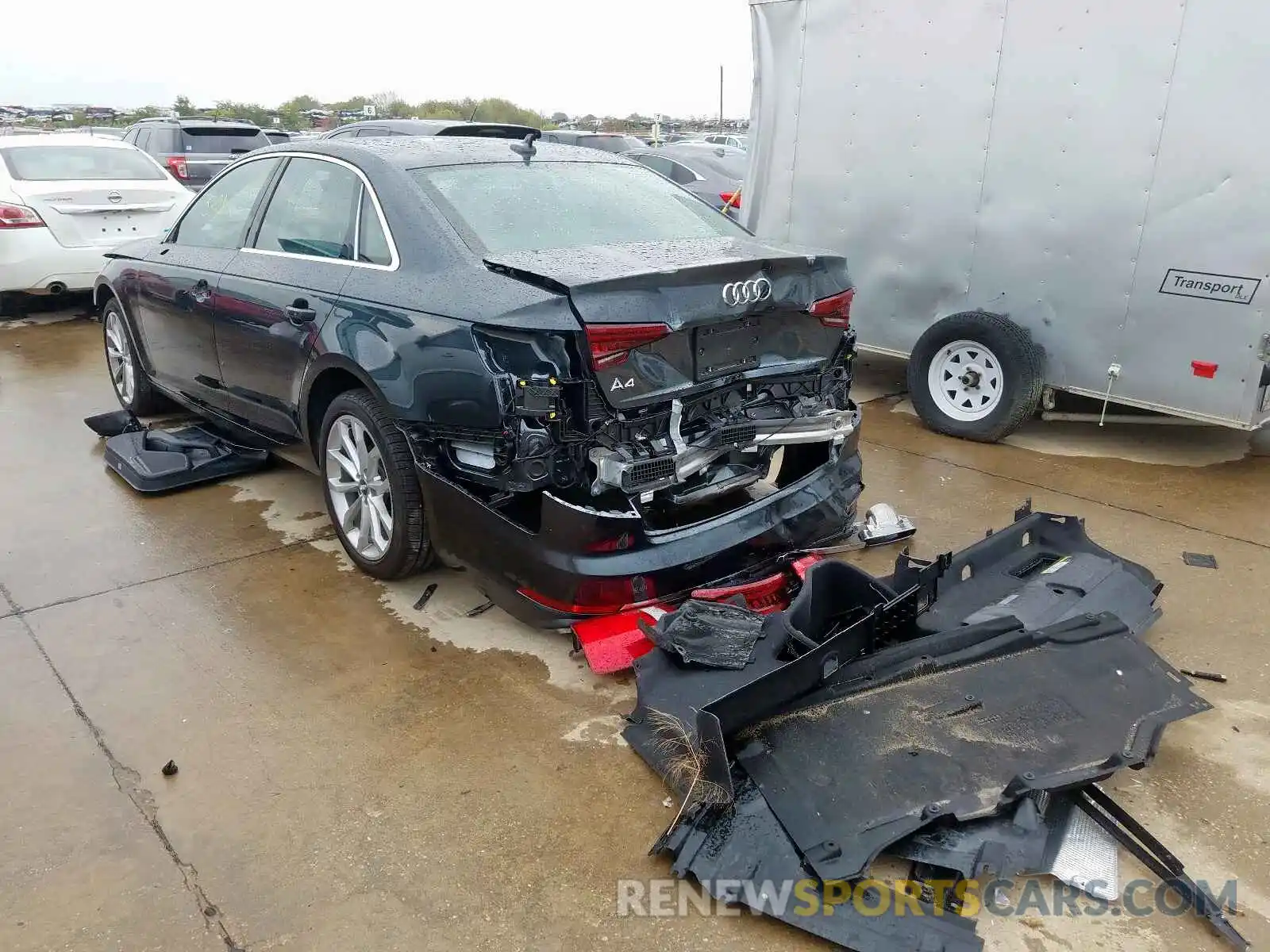 3 Photograph of a damaged car WAUGMAF49KA039411 AUDI A4 2019