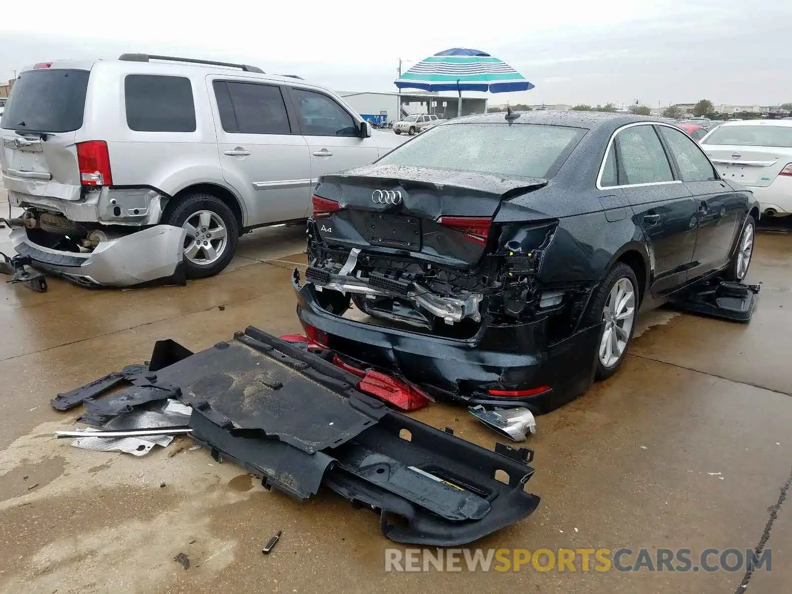 4 Photograph of a damaged car WAUGMAF49KA039411 AUDI A4 2019