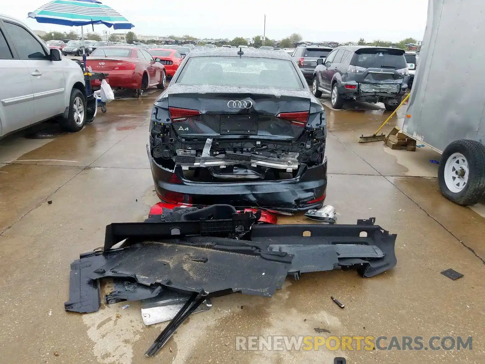 9 Photograph of a damaged car WAUGMAF49KA039411 AUDI A4 2019