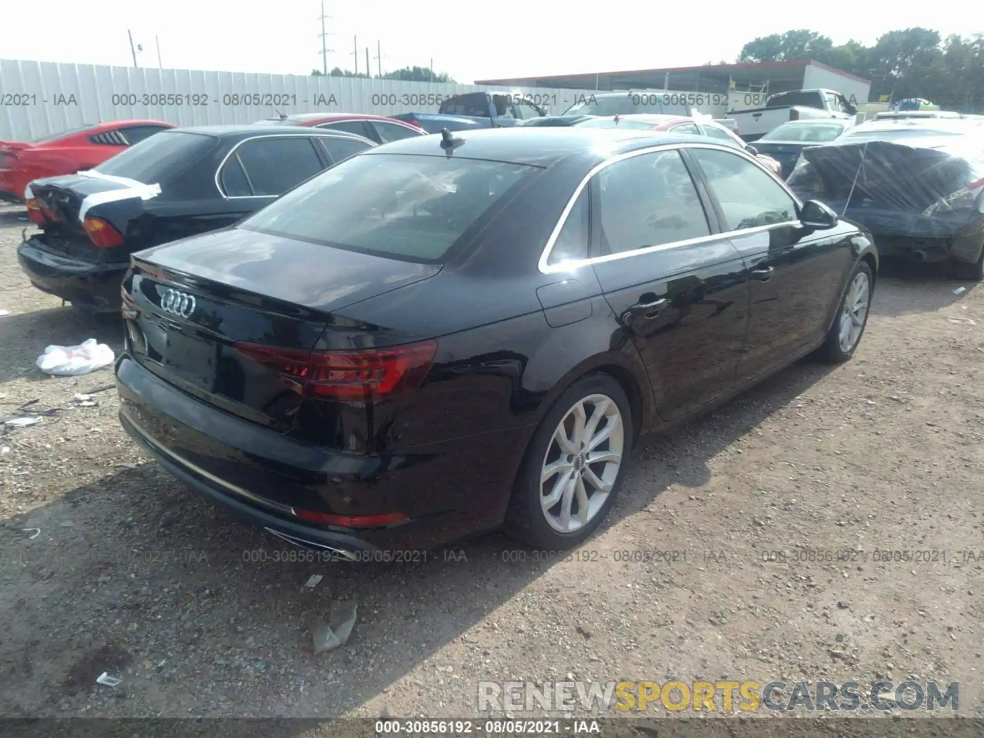 4 Photograph of a damaged car WAUGMAF49KA062526 AUDI A4 2019