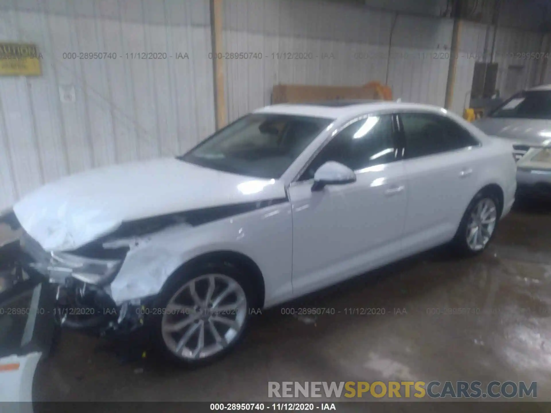 2 Photograph of a damaged car WAUGMAF4XKA005218 AUDI A4 2019