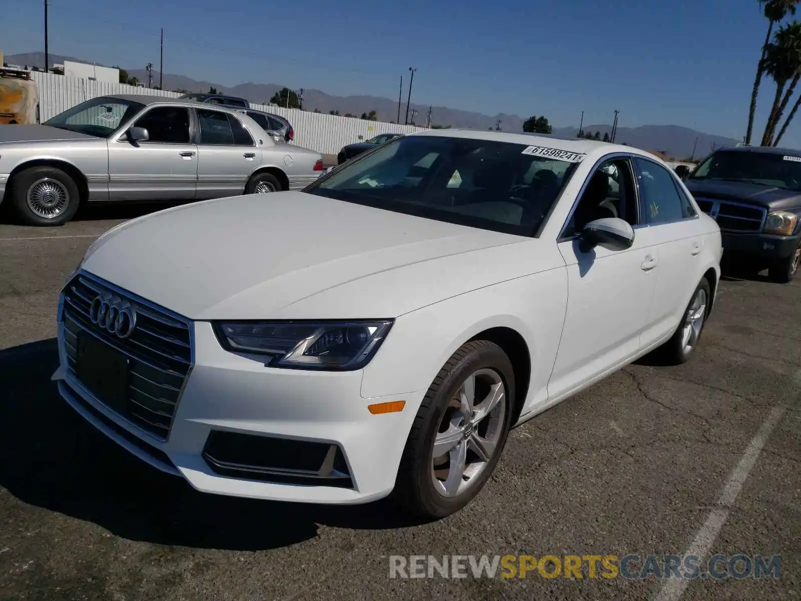 2 Photograph of a damaged car WAUGMAF4XKA048456 AUDI A4 2019