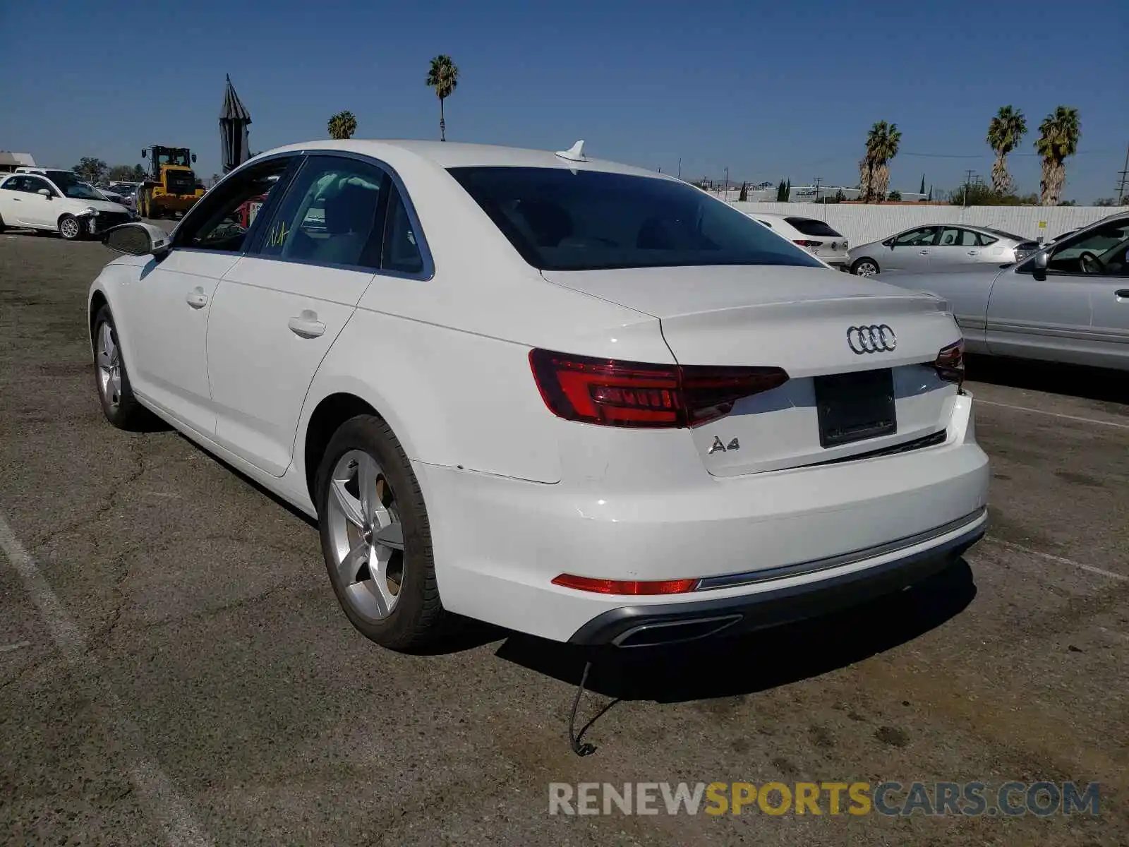 3 Photograph of a damaged car WAUGMAF4XKA048456 AUDI A4 2019