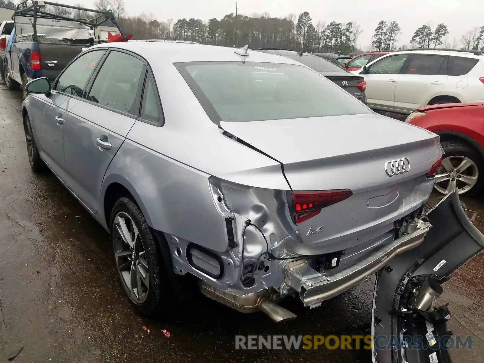 3 Photograph of a damaged car WAUGMAF4XKA120577 AUDI A4 2019