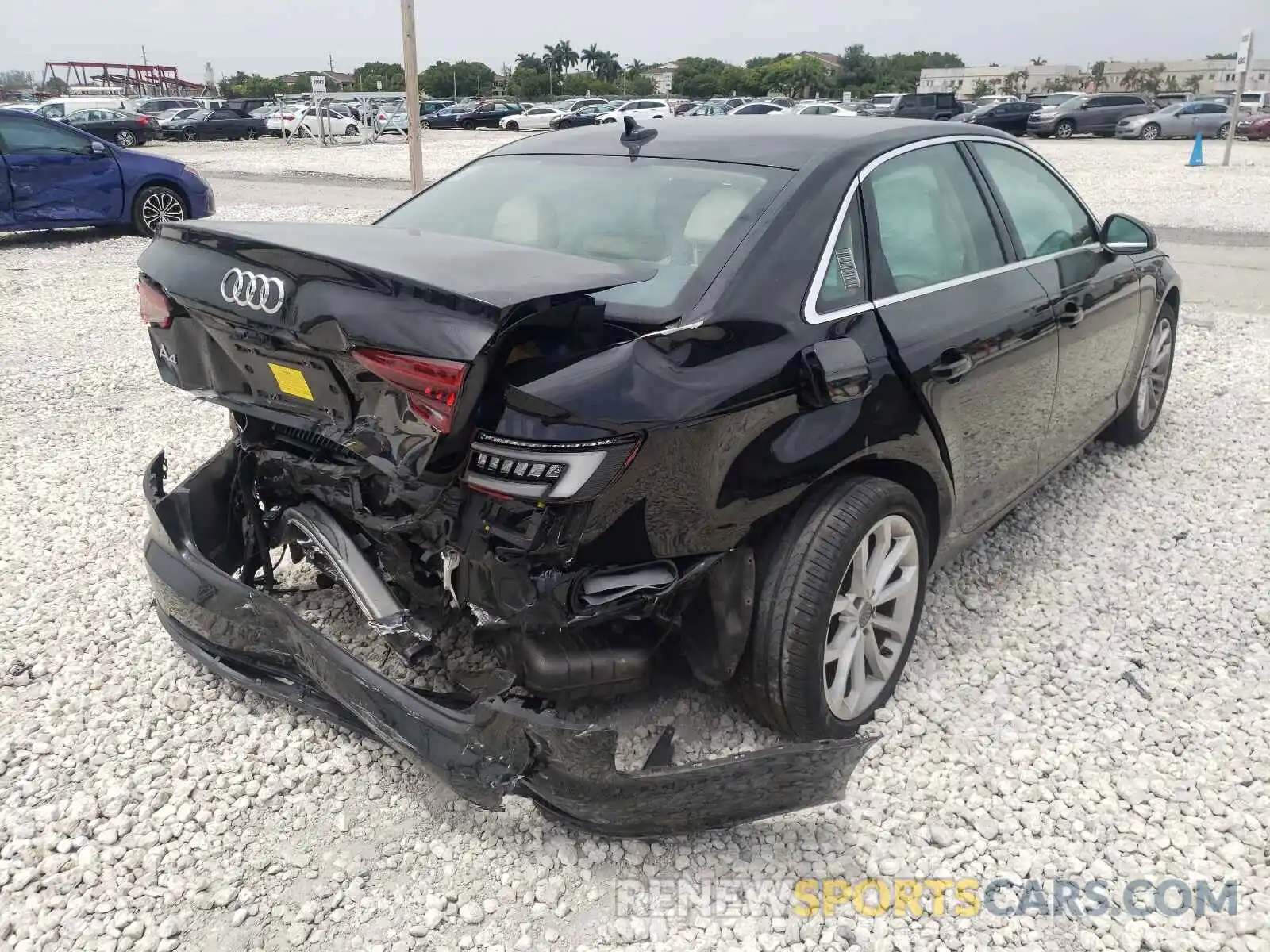 4 Photograph of a damaged car WAUGMAF4XKN002828 AUDI A4 2019