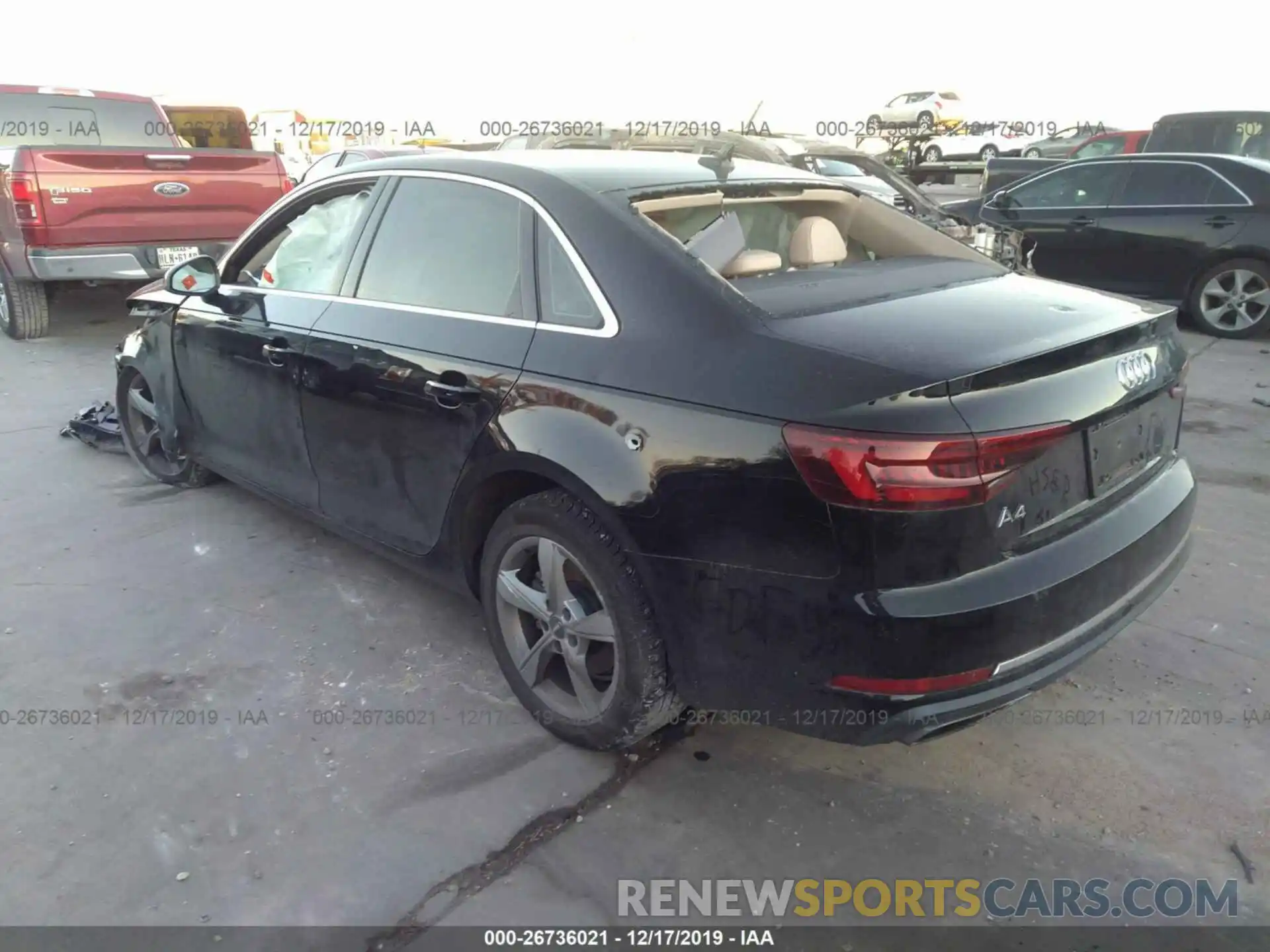 3 Photograph of a damaged car WAUGMAF4XKN007317 AUDI A4 2019