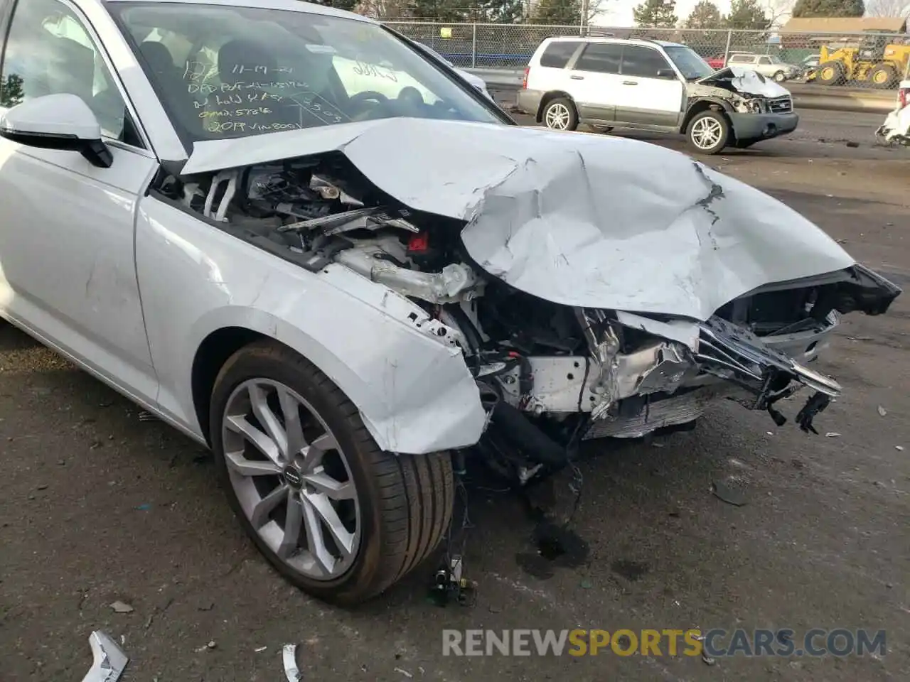 9 Photograph of a damaged car WAUGMAF4XKN008001 AUDI A4 2019