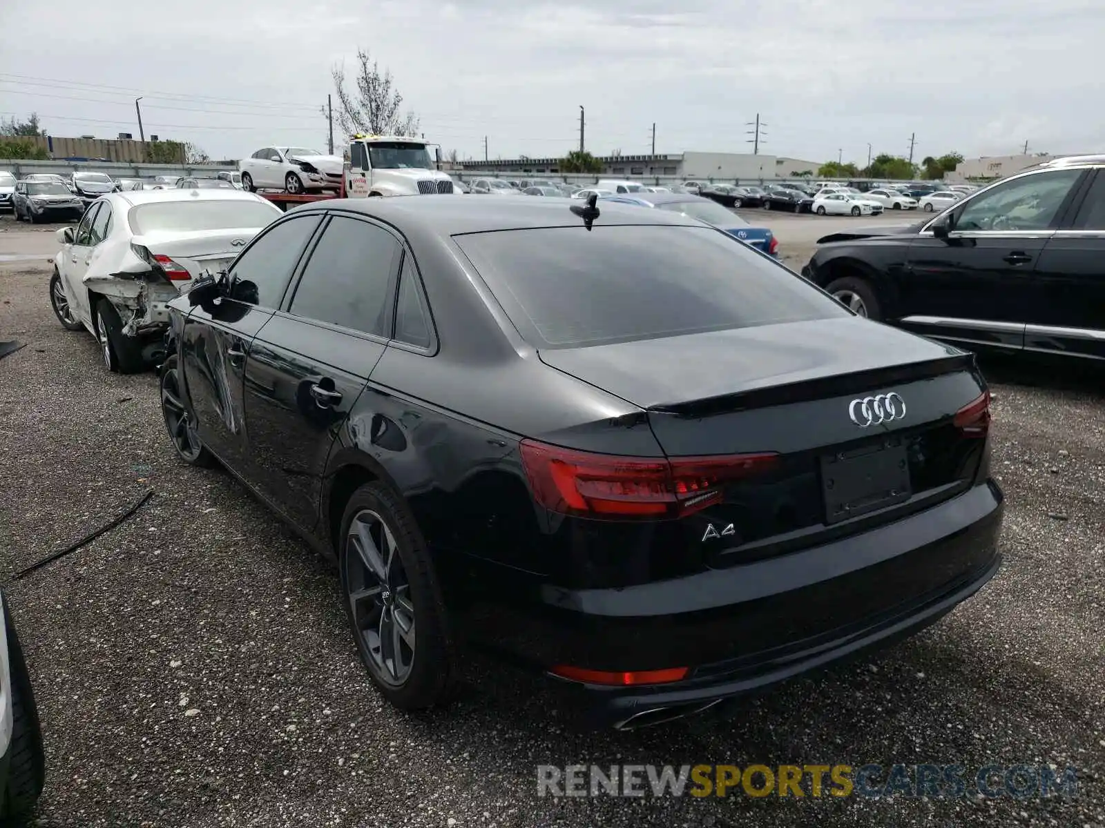 3 Photograph of a damaged car WAUGMAF4XKN013361 AUDI A4 2019