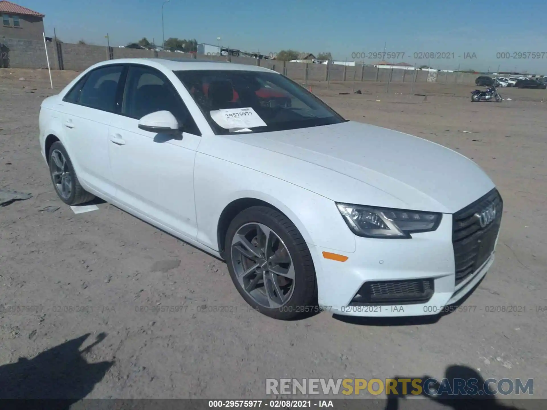 1 Photograph of a damaged car WAUGMAF4XKN013506 AUDI A4 2019