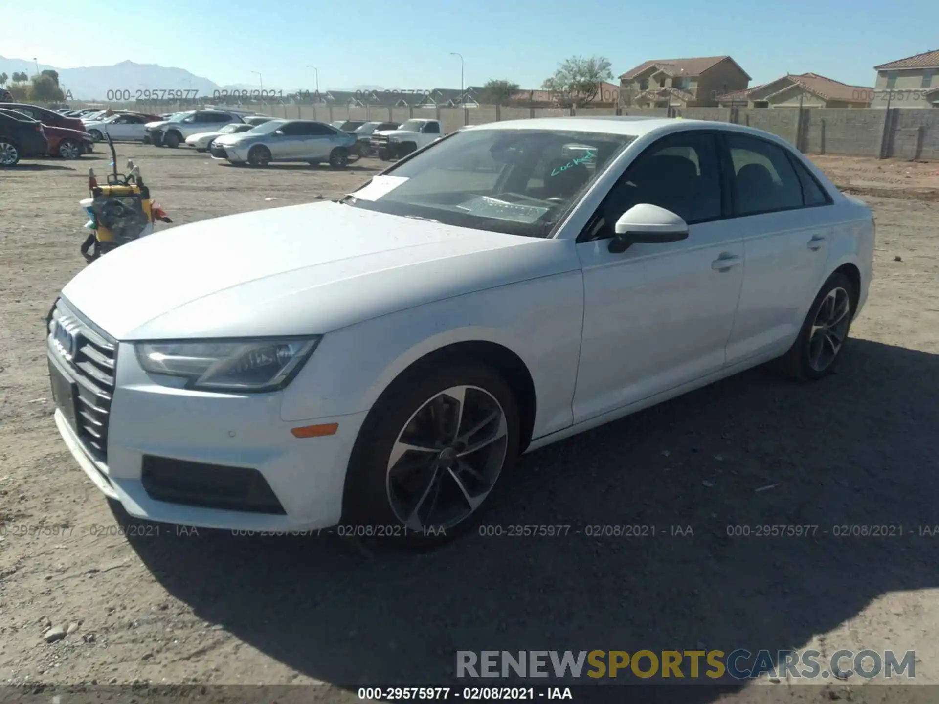 2 Photograph of a damaged car WAUGMAF4XKN013506 AUDI A4 2019