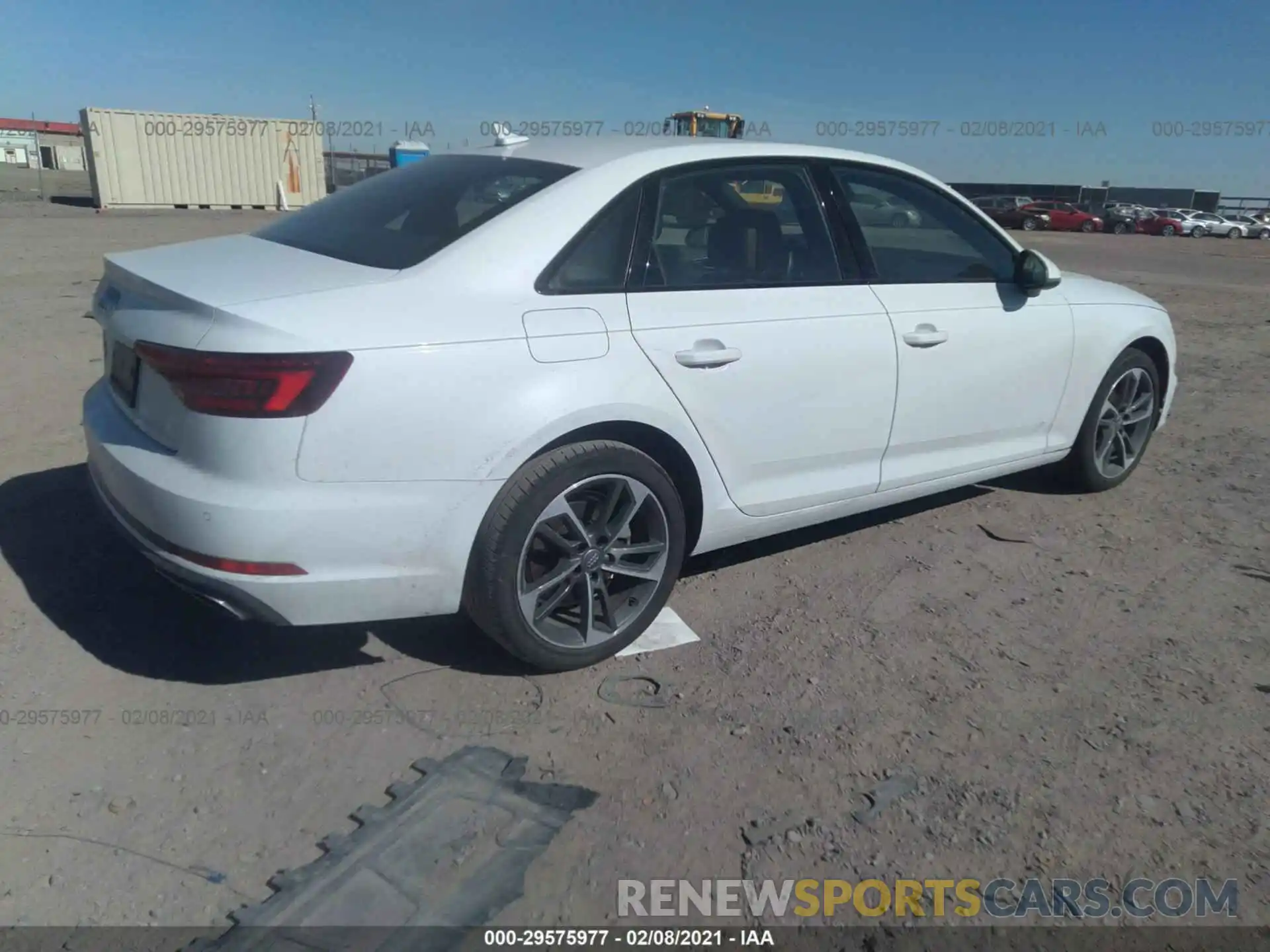 4 Photograph of a damaged car WAUGMAF4XKN013506 AUDI A4 2019