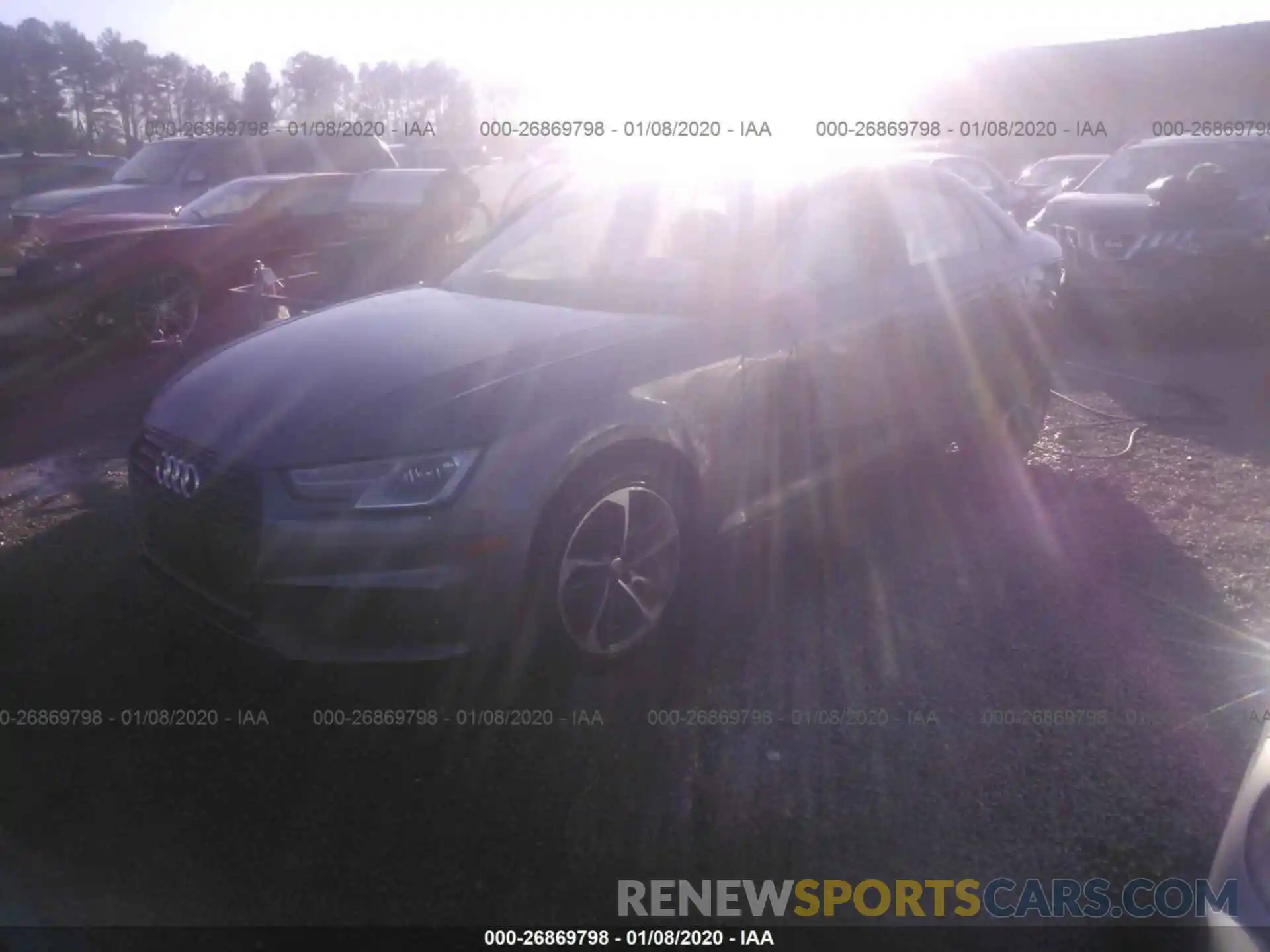 2 Фотография поврежденного автомобиля WAUGMAF4XKN017121 AUDI A4 2019