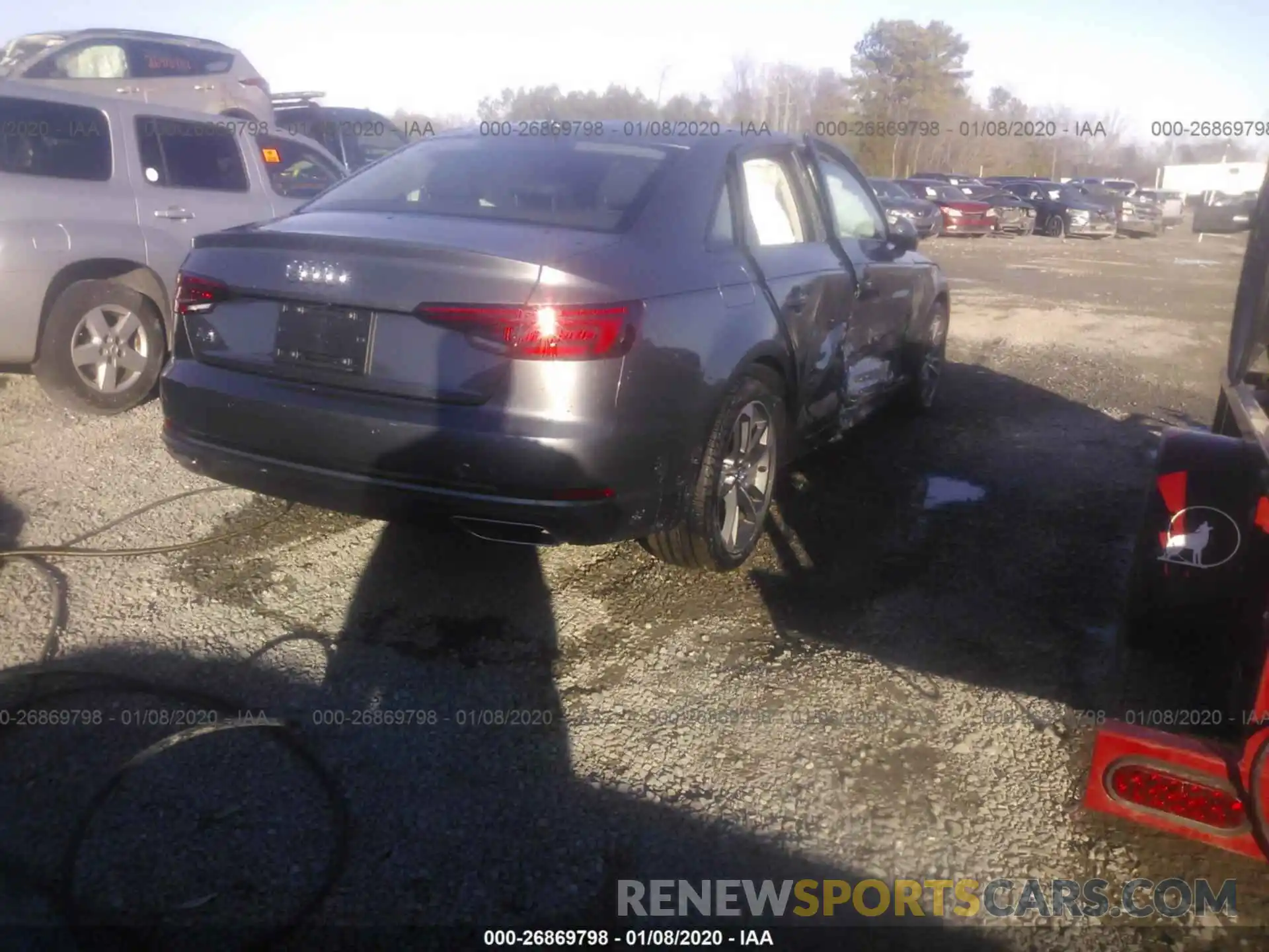 4 Photograph of a damaged car WAUGMAF4XKN017121 AUDI A4 2019