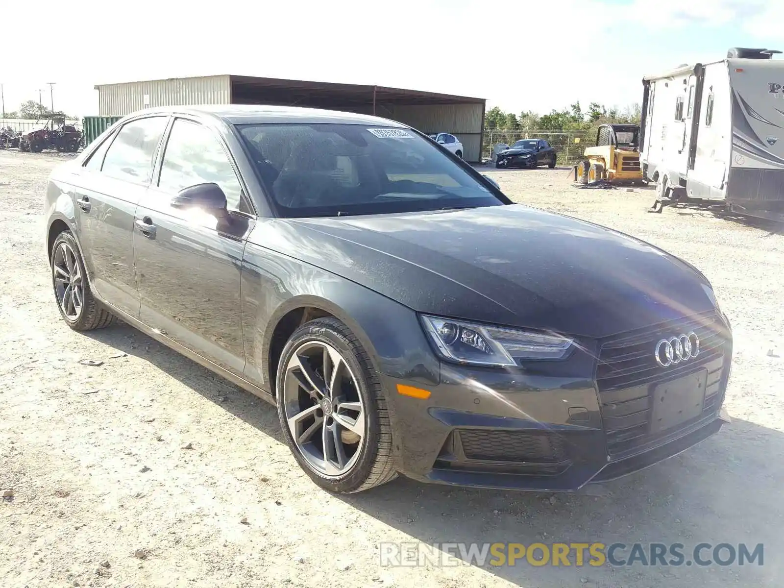 1 Photograph of a damaged car WAUGMAF4XKN017300 AUDI A4 2019