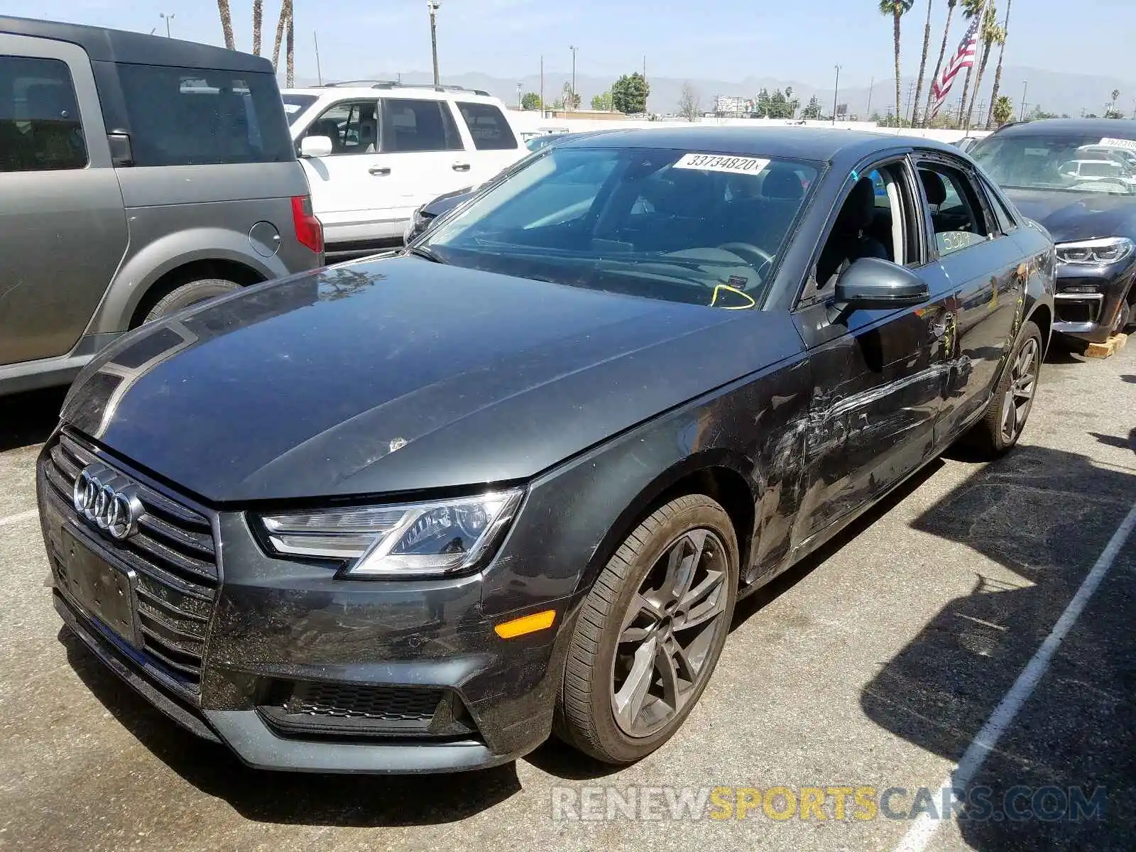 2 Photograph of a damaged car WAUGMAF4XKN018124 AUDI A4 2019