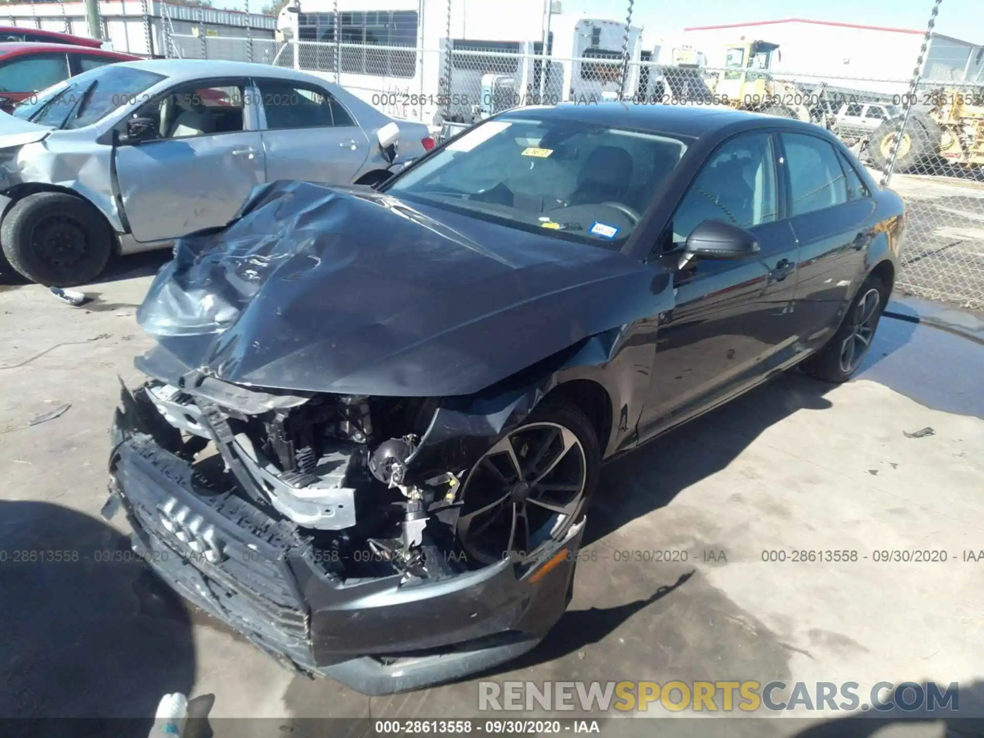 2 Photograph of a damaged car WAUGMAF4XKN022075 AUDI A4 2019