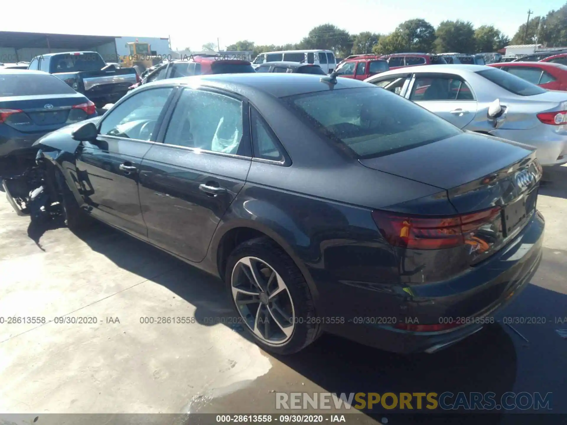 3 Photograph of a damaged car WAUGMAF4XKN022075 AUDI A4 2019