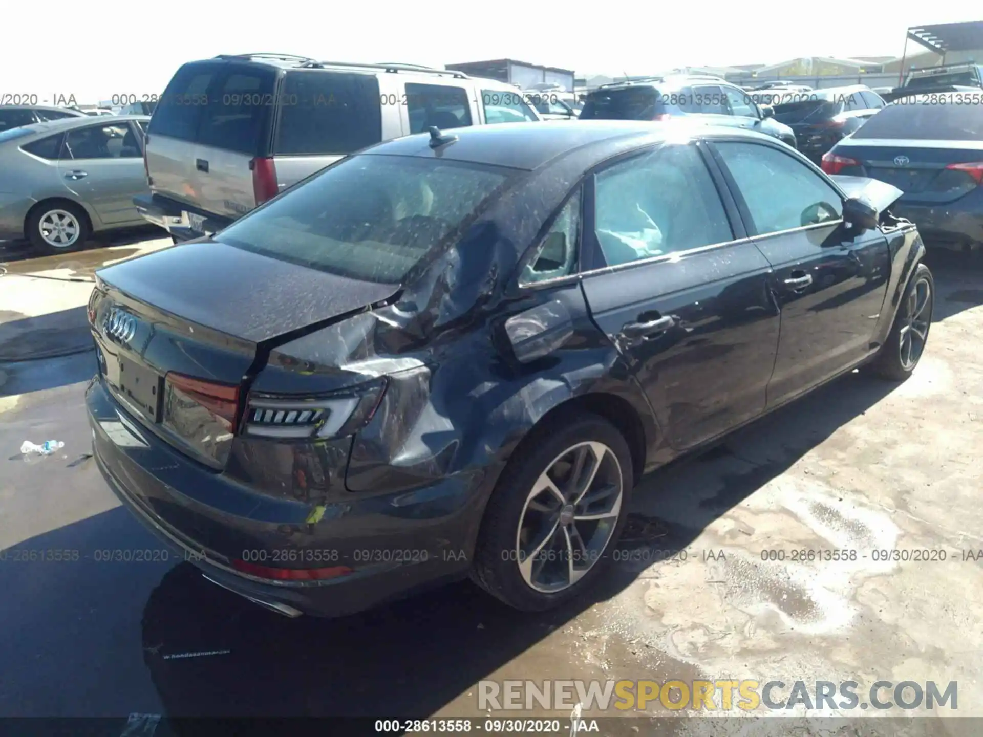 4 Photograph of a damaged car WAUGMAF4XKN022075 AUDI A4 2019