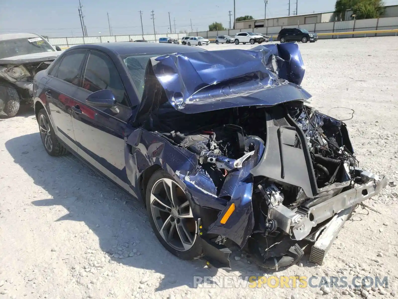 1 Photograph of a damaged car WAUGMAF4XKN022478 AUDI A4 2019