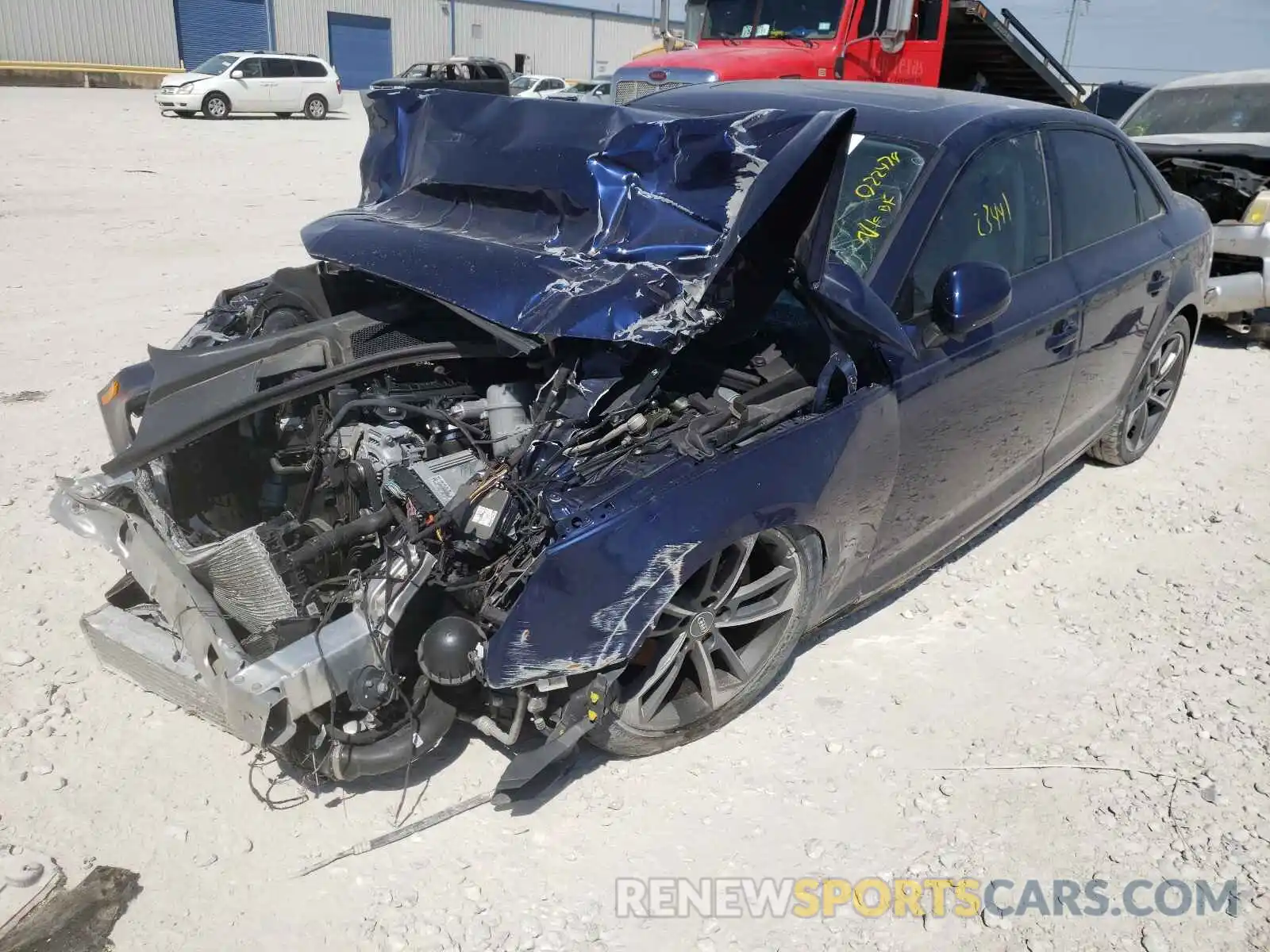 2 Photograph of a damaged car WAUGMAF4XKN022478 AUDI A4 2019