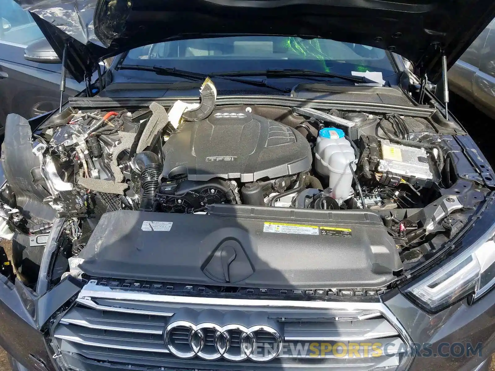 7 Photograph of a damaged car WAUHMAF40KA009735 AUDI A4 2019