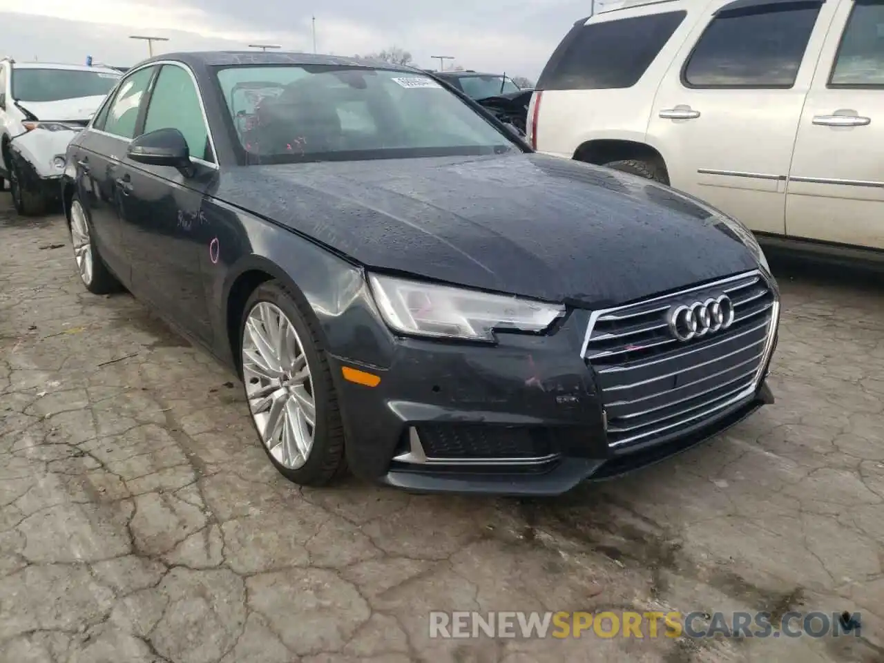 1 Photograph of a damaged car WAUHMAF40KN006228 AUDI A4 2019