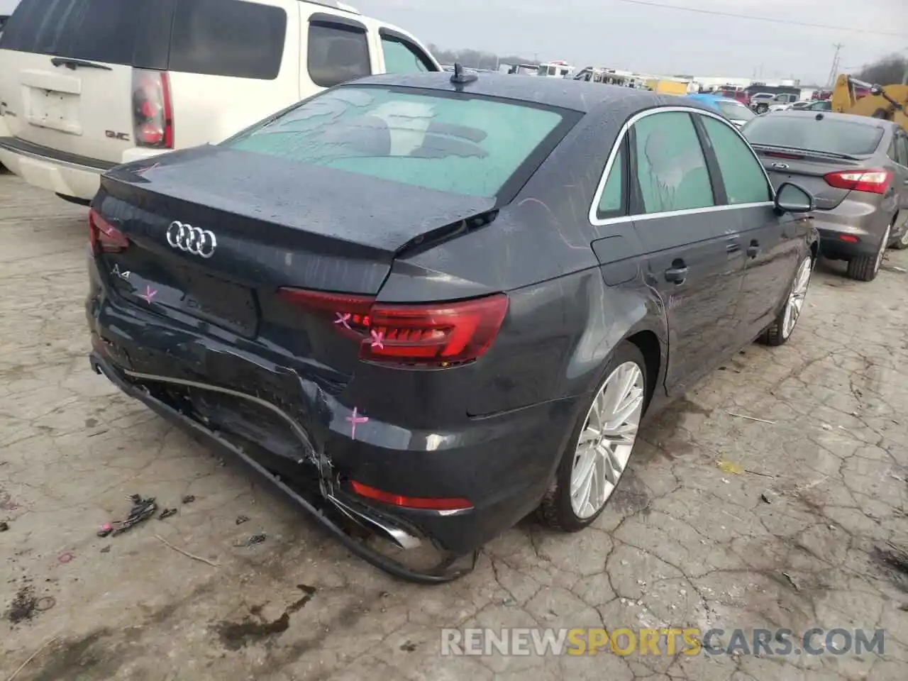 4 Photograph of a damaged car WAUHMAF40KN006228 AUDI A4 2019