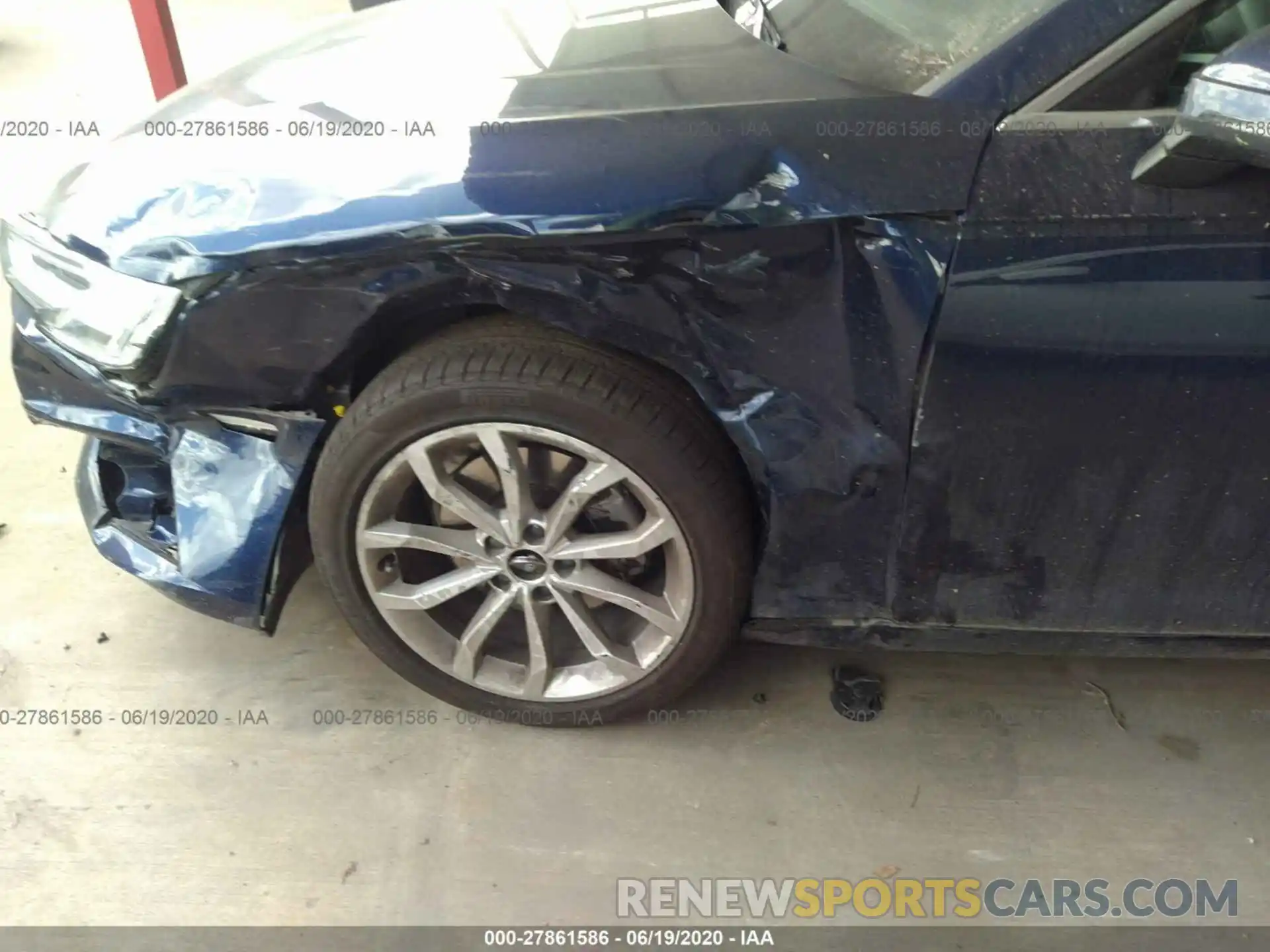 6 Photograph of a damaged car WAUHMAF41KA108418 AUDI A4 2019