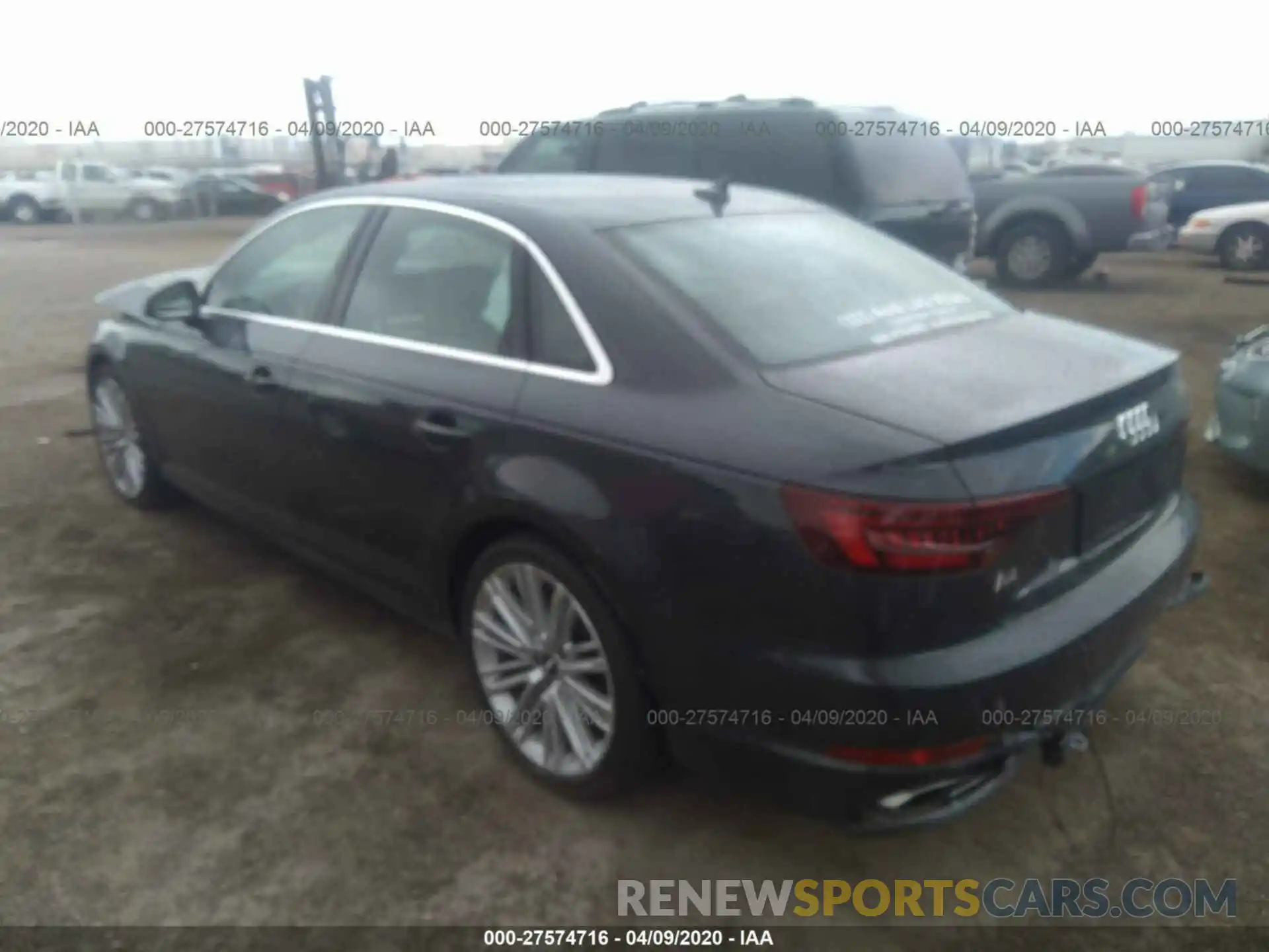 3 Photograph of a damaged car WAUHMAF41KN004942 AUDI A4 2019