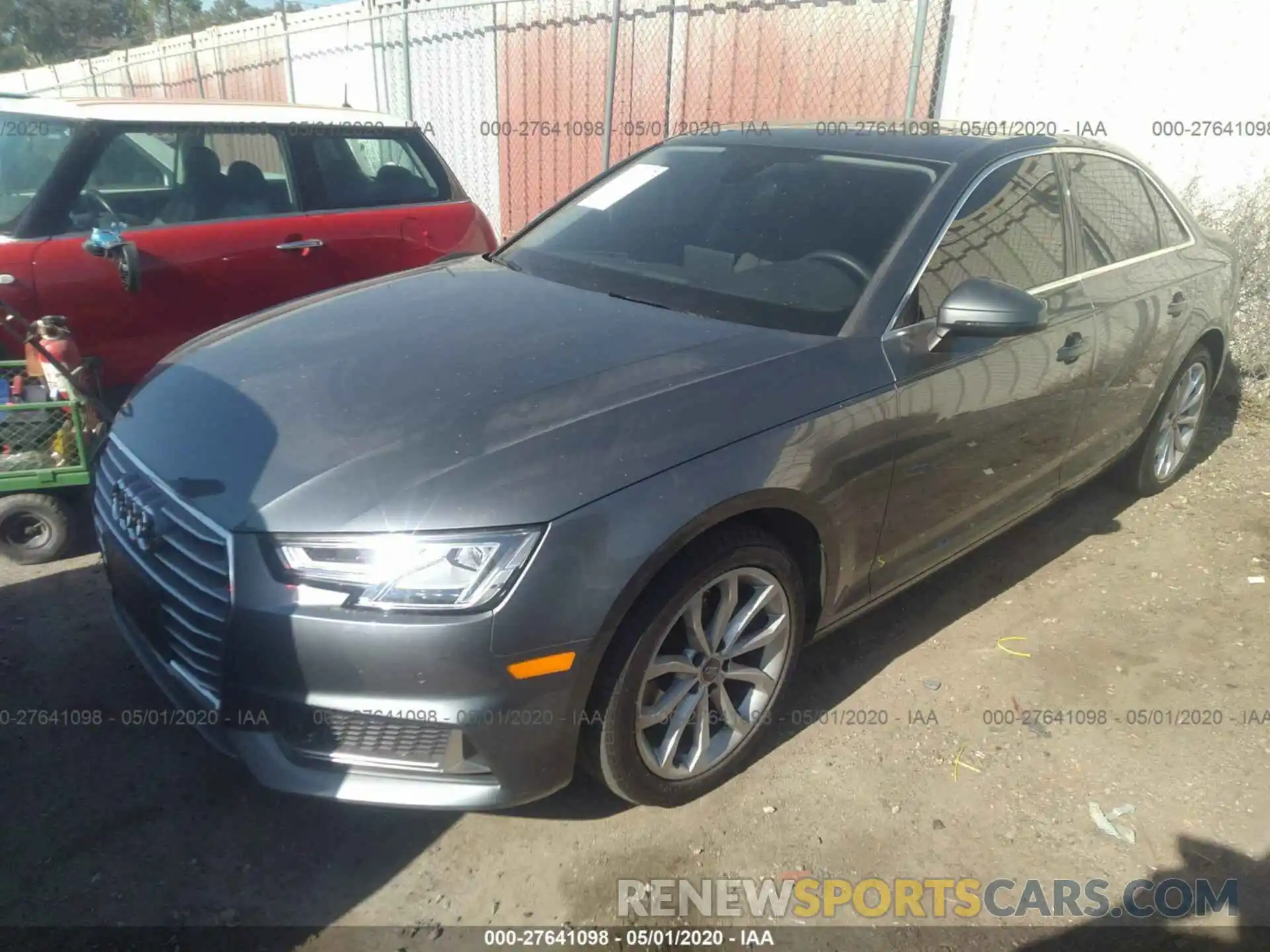 2 Photograph of a damaged car WAUHMAF42KA015987 AUDI A4 2019