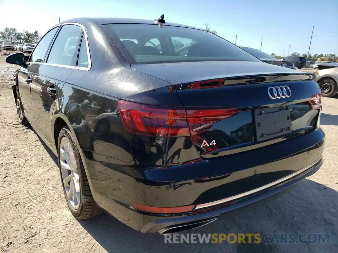 3 Photograph of a damaged car WAUHMAF42KN005016 AUDI A4 2019