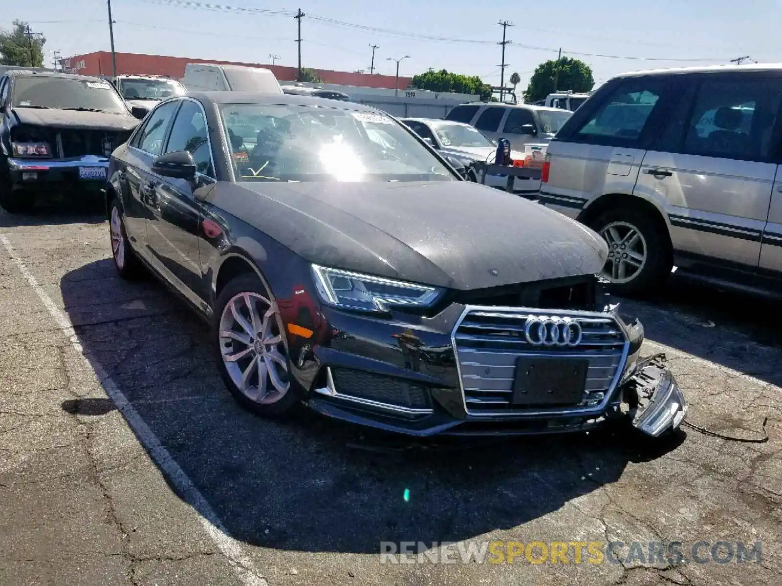 1 Photograph of a damaged car WAUHMAF43KA039554 AUDI A4 2019