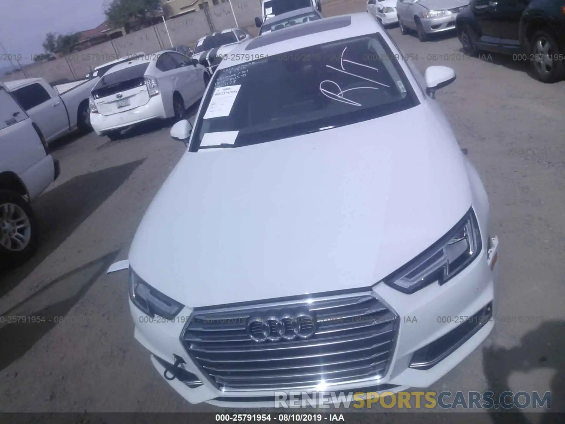 6 Photograph of a damaged car WAUHMAF43KN011178 AUDI A4 2019