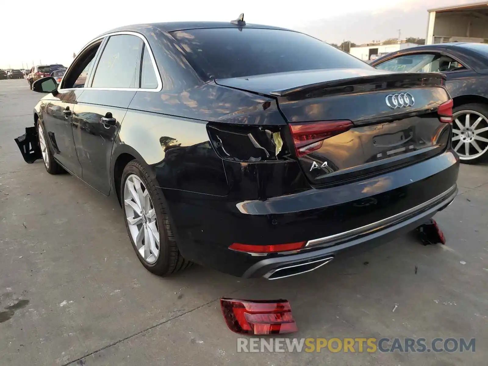 3 Photograph of a damaged car WAUHMAF44KA087449 AUDI A4 2019