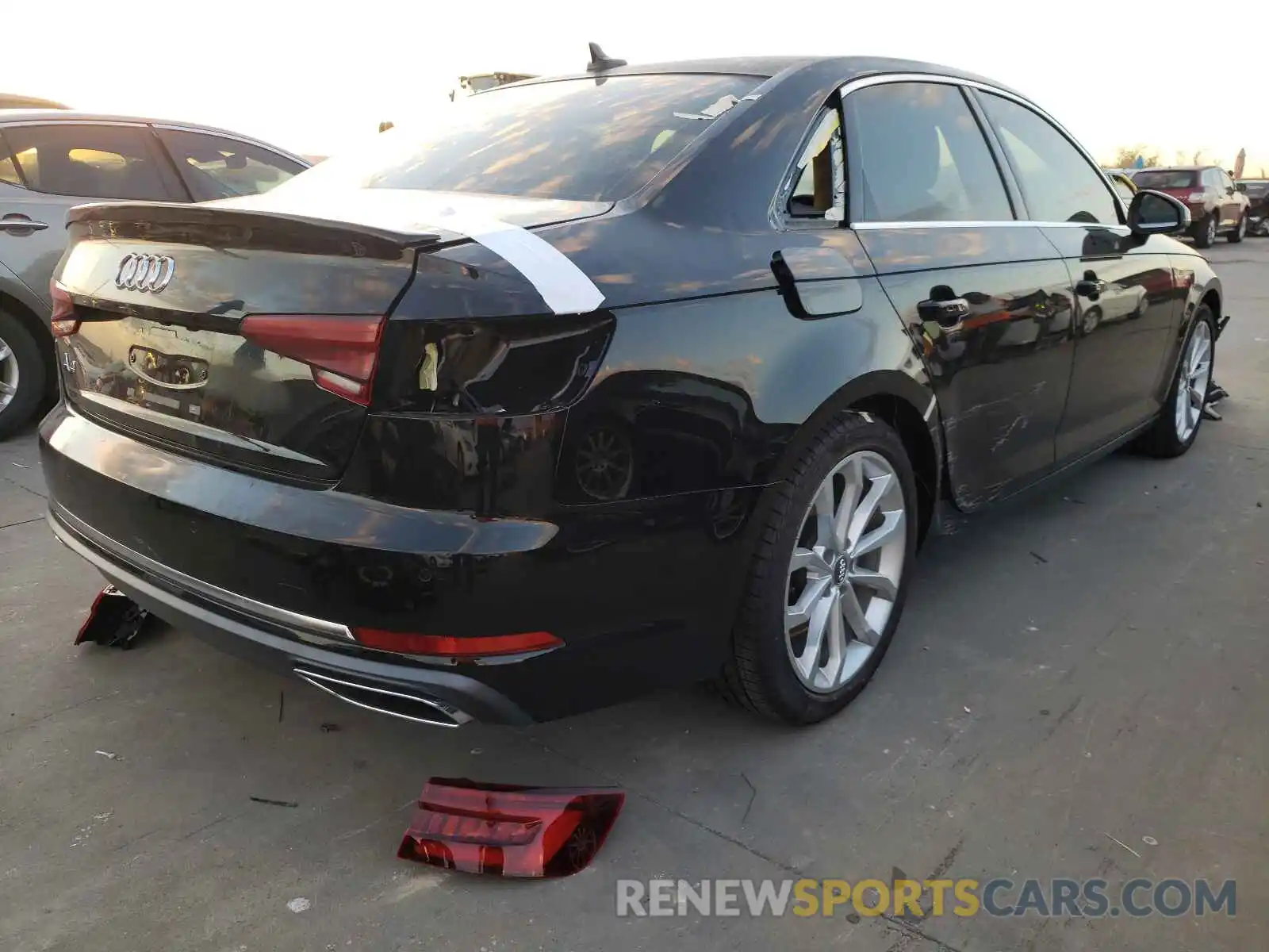 4 Photograph of a damaged car WAUHMAF44KA087449 AUDI A4 2019