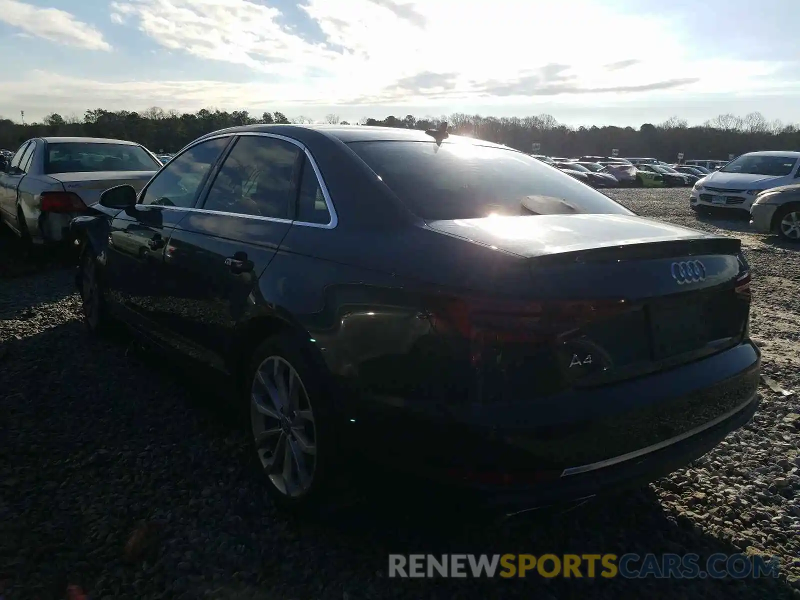 3 Photograph of a damaged car WAUHMAF44KN005406 AUDI A4 2019