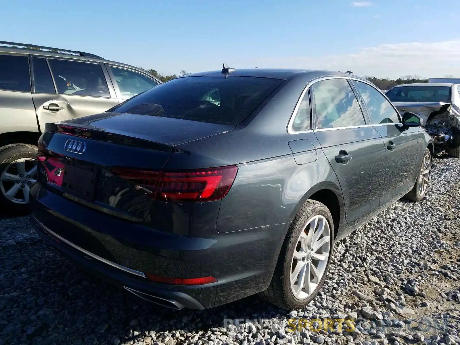 4 Photograph of a damaged car WAUHMAF44KN005406 AUDI A4 2019