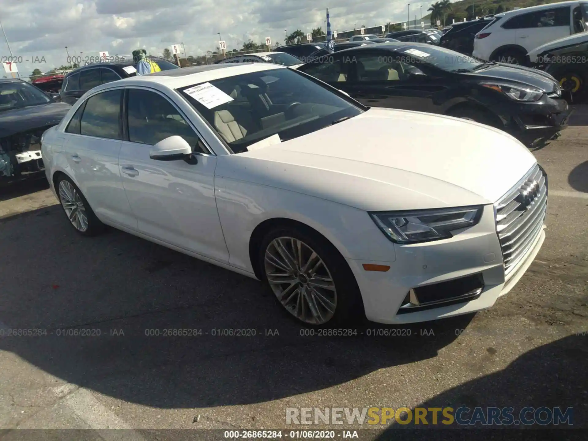 1 Photograph of a damaged car WAUHMAF45KA008984 AUDI A4 2019